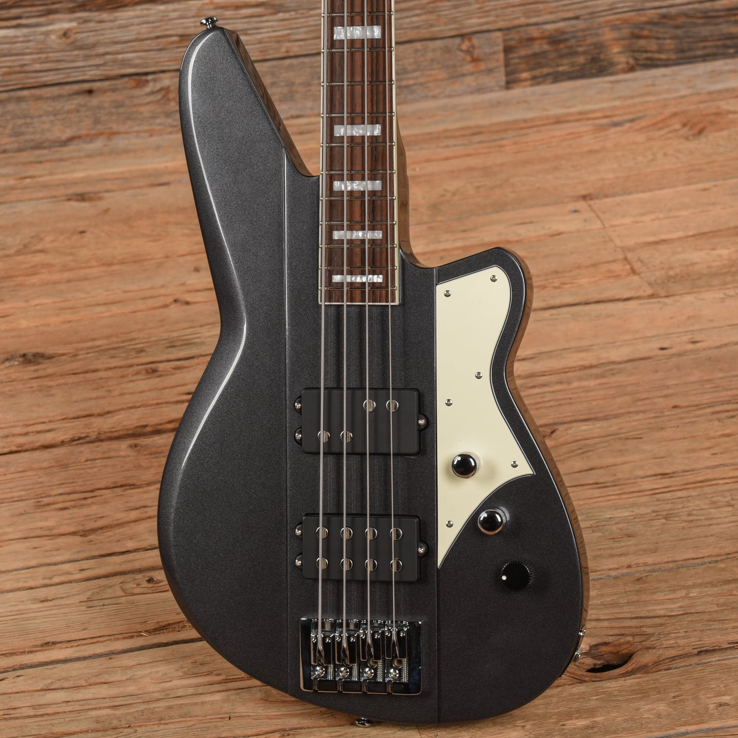 Reverend Thundergun Gunmetal Bass Guitars / 4-String