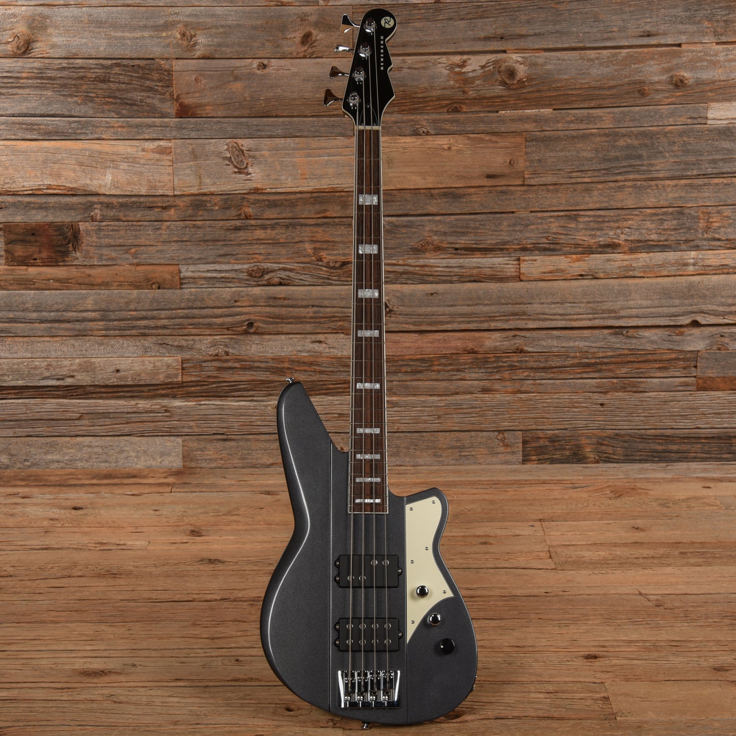 Reverend Thundergun Gunmetal Bass Guitars / 4-String