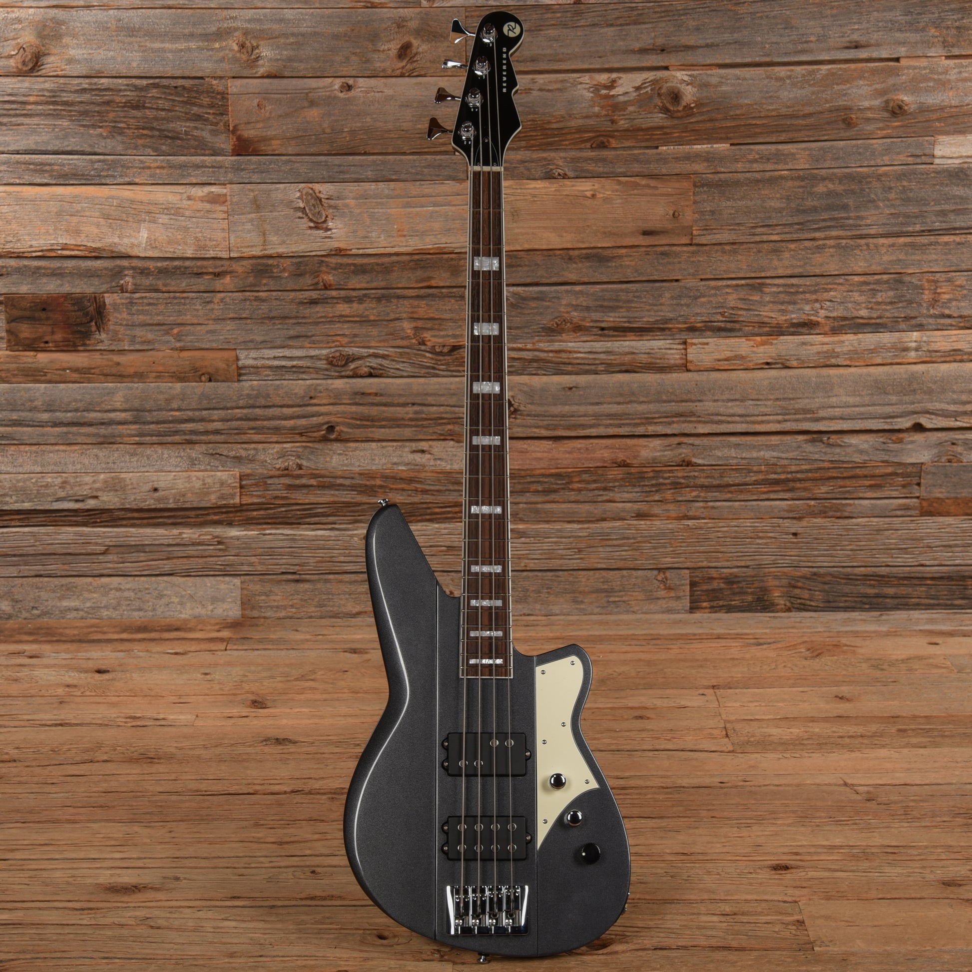 Reverend Thundergun Gunmetal Bass Guitars / 4-String