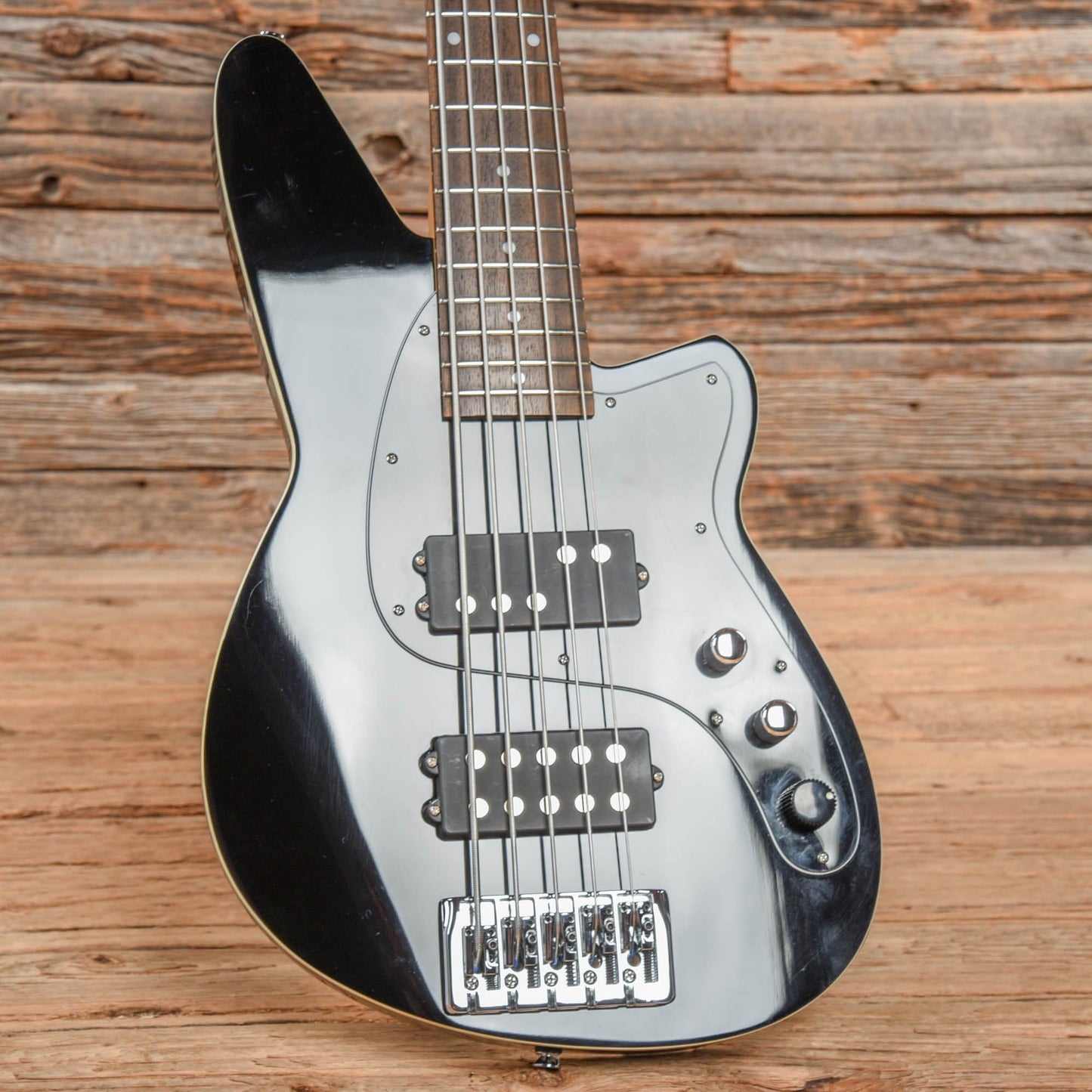 Reverend Mercalli 5 Black Bass Guitars / 5-String or More