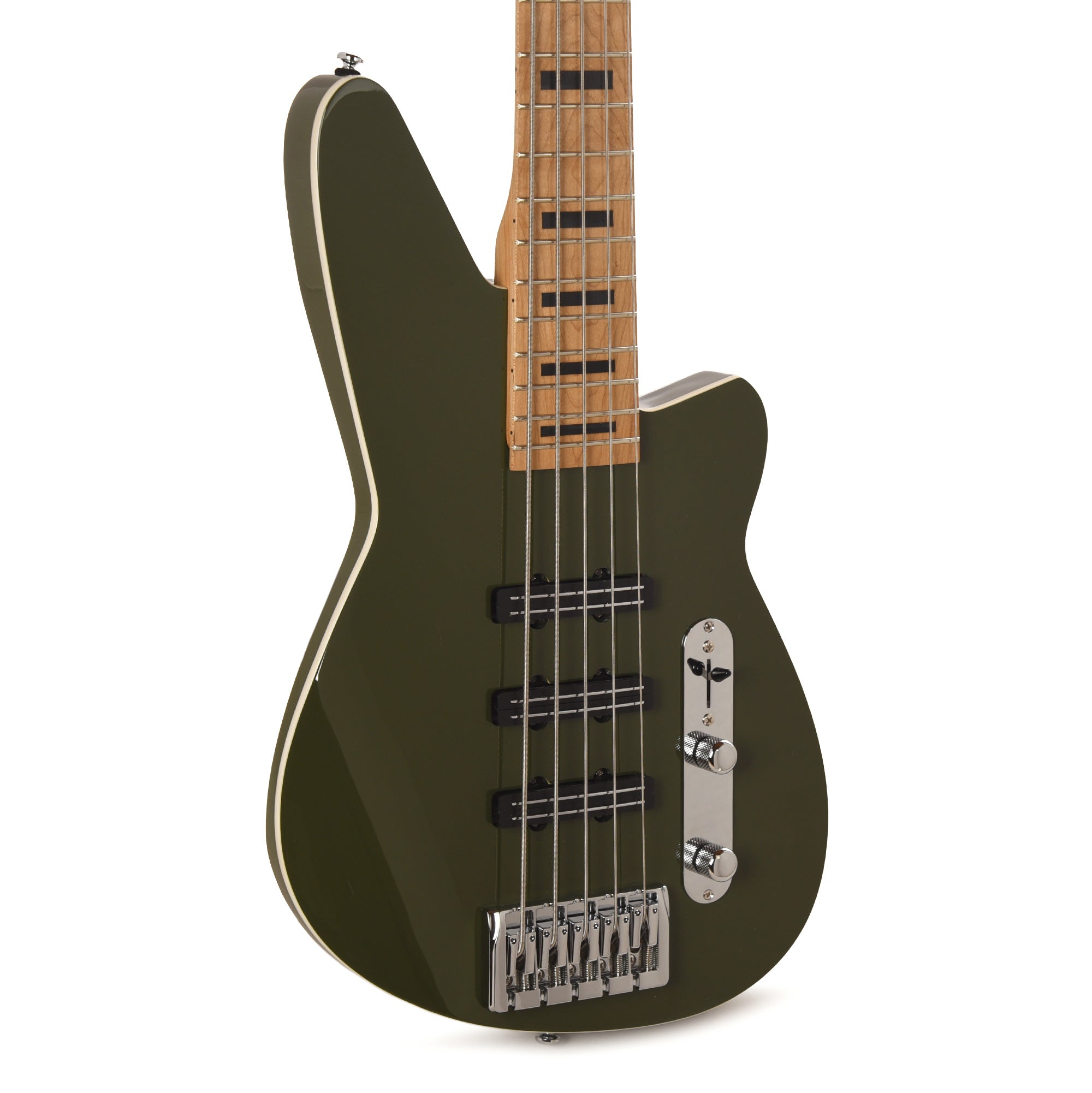 Reverend Triad 5 5-String Bass Guitar Army Green Bass Guitars / 5-String or More
