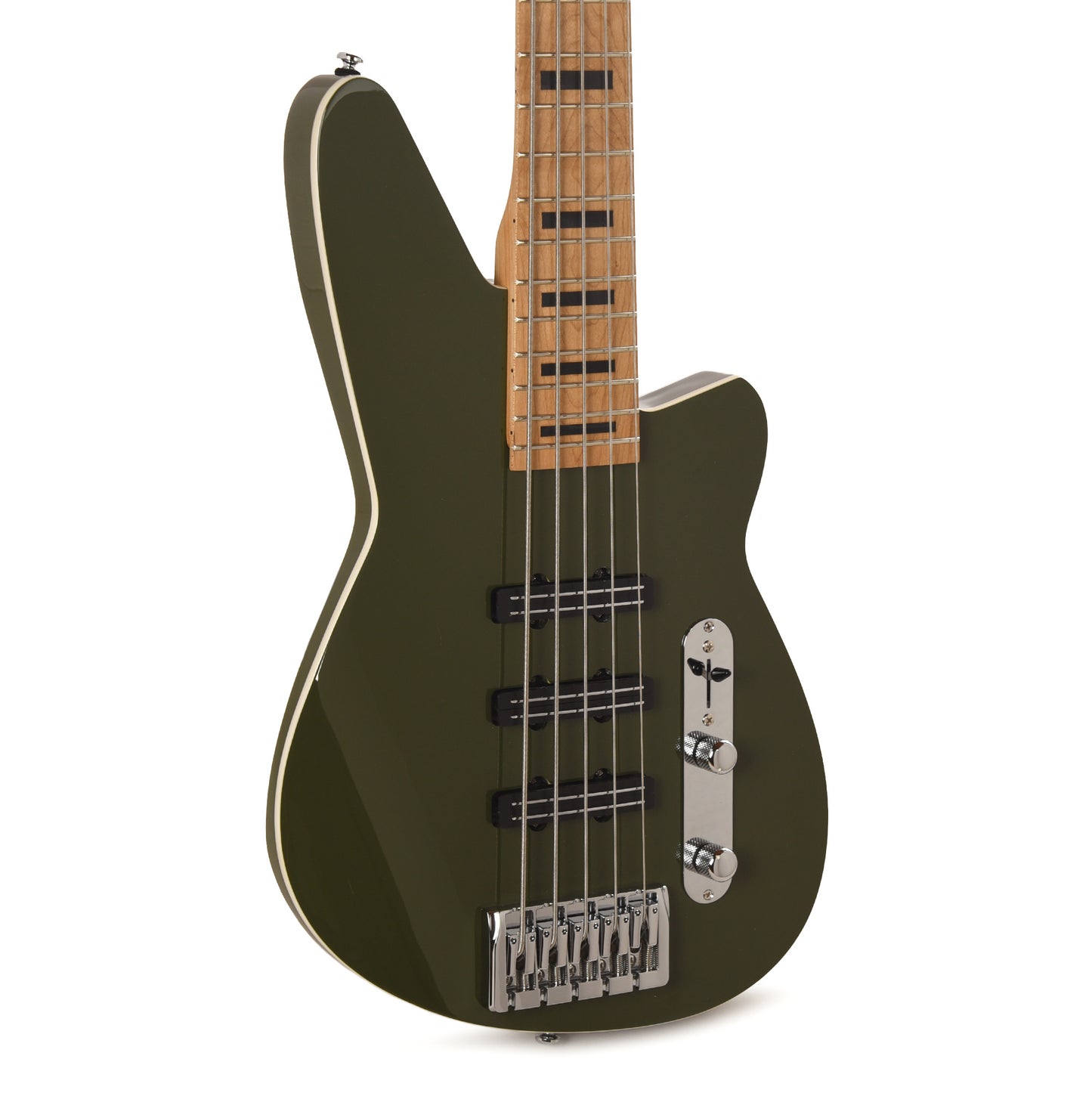 Reverend Triad 5 5-String Bass Guitar Army Green Bass Guitars / 5-String or More