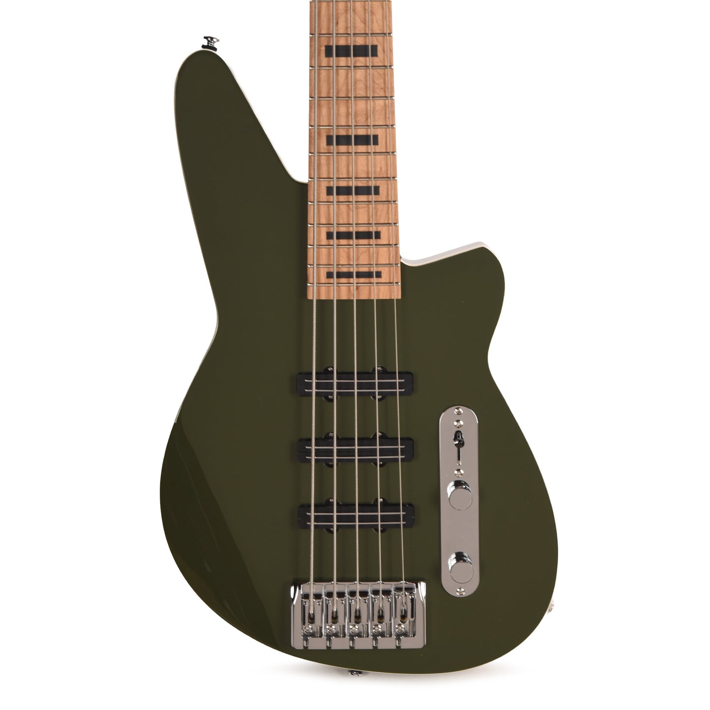 Reverend Triad 5 5-String Bass Guitar Army Green Bass Guitars / 5-String or More