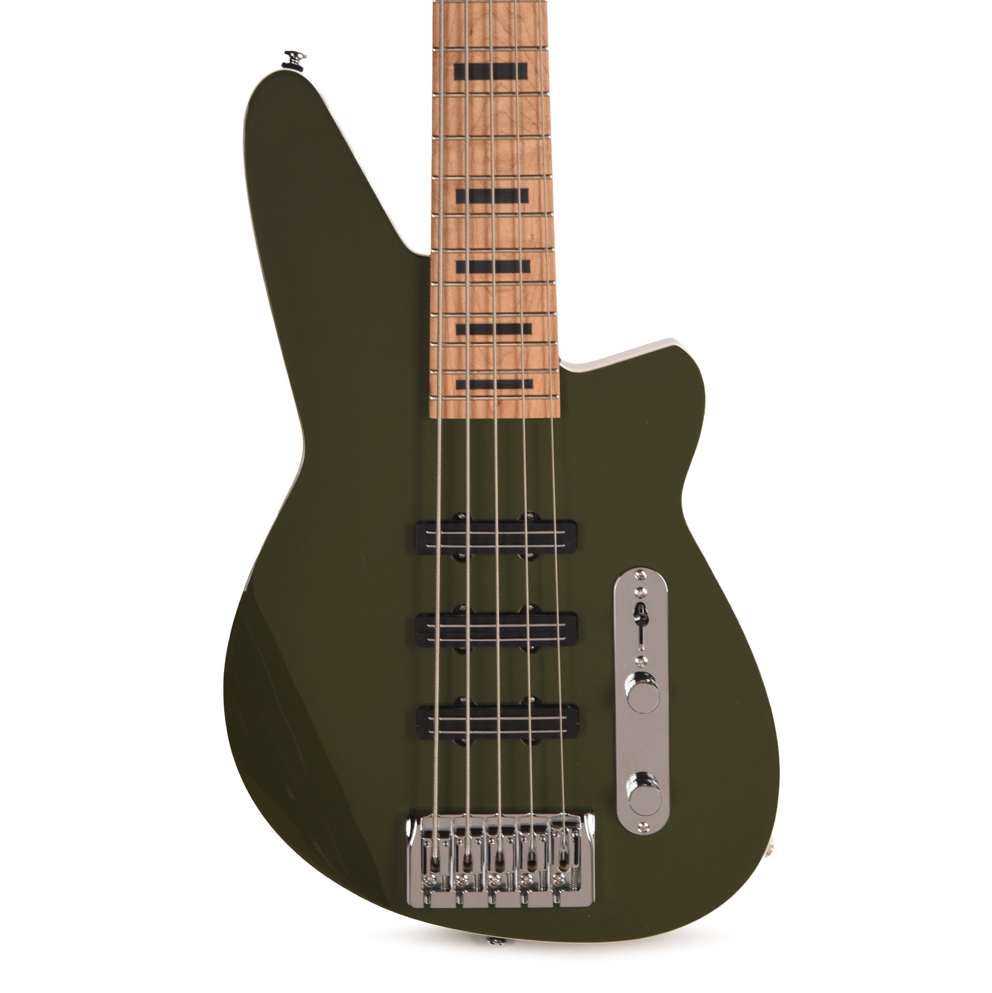Reverend Triad 5 5-String Bass Guitar Army Green Bass Guitars / 5-String or More