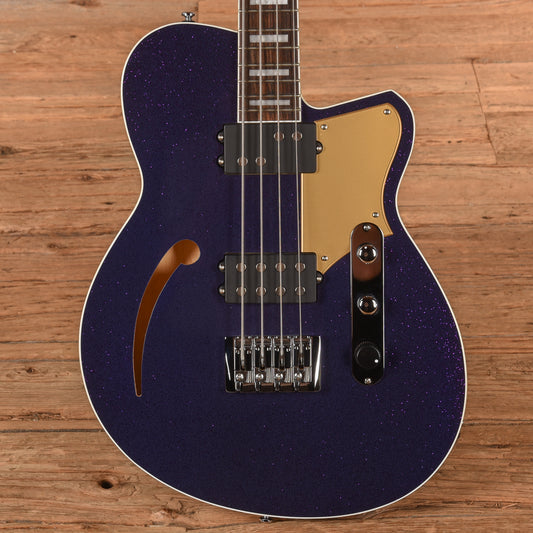 Reverend Linh Le Signature Lil LinhBacker Purple Sparkle Bass Guitars