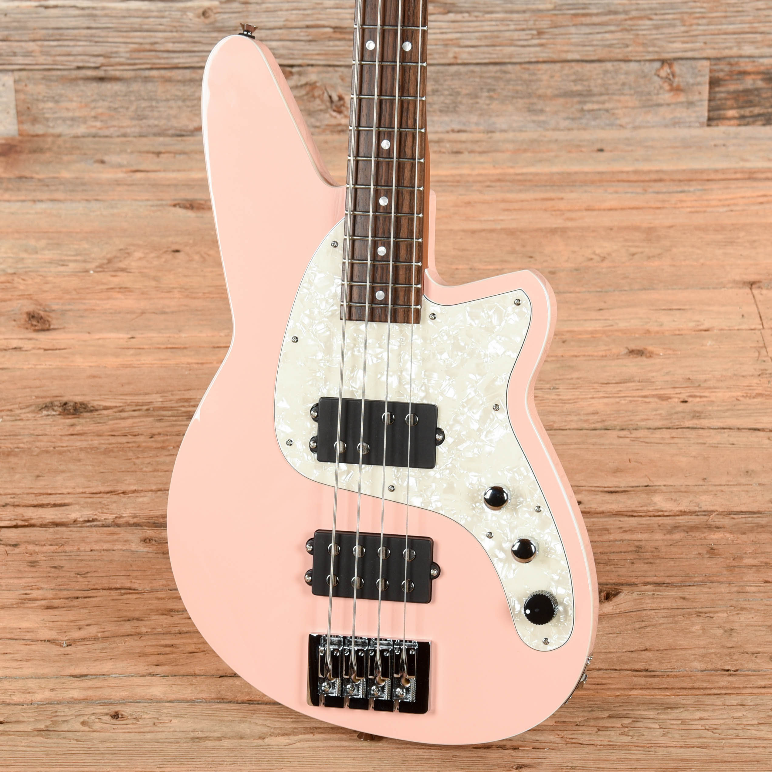 Reverend Mercalli 4 Shell Pink 2024 Bass Guitars