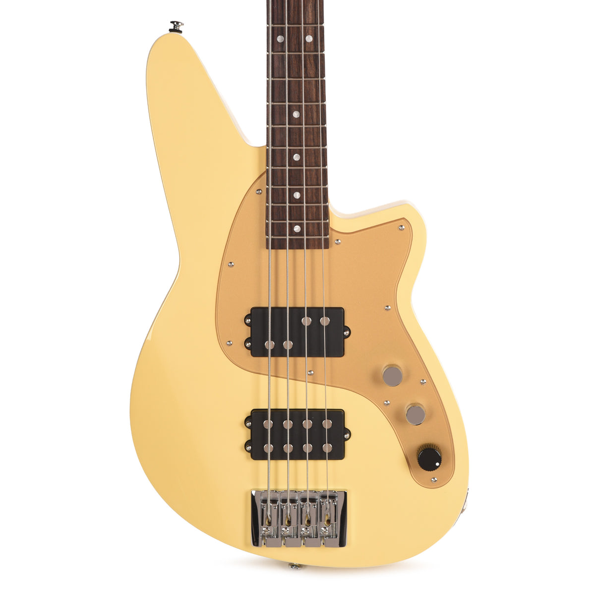 Reverend Mercalli Bass Guitar Powder Yellow Bass Guitars