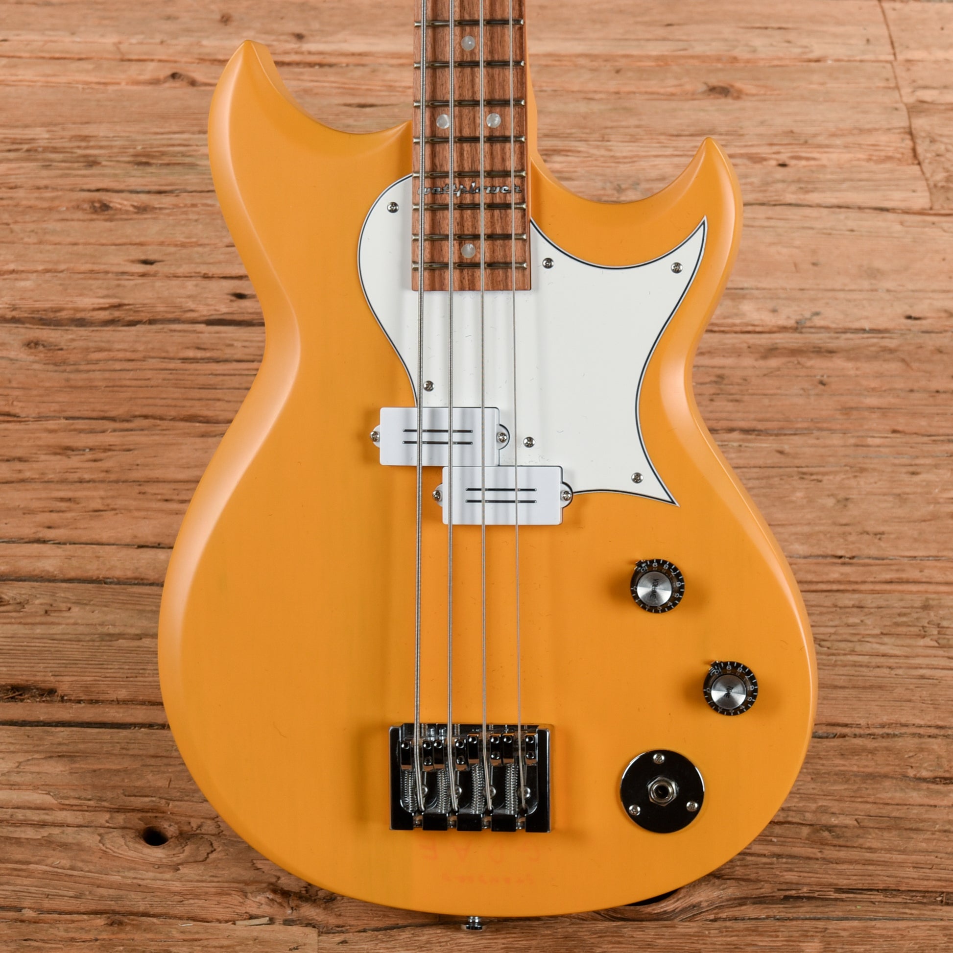 Reverend Mike Watt Wattplower Bass Natural - Joe Trohman Bass Guitars