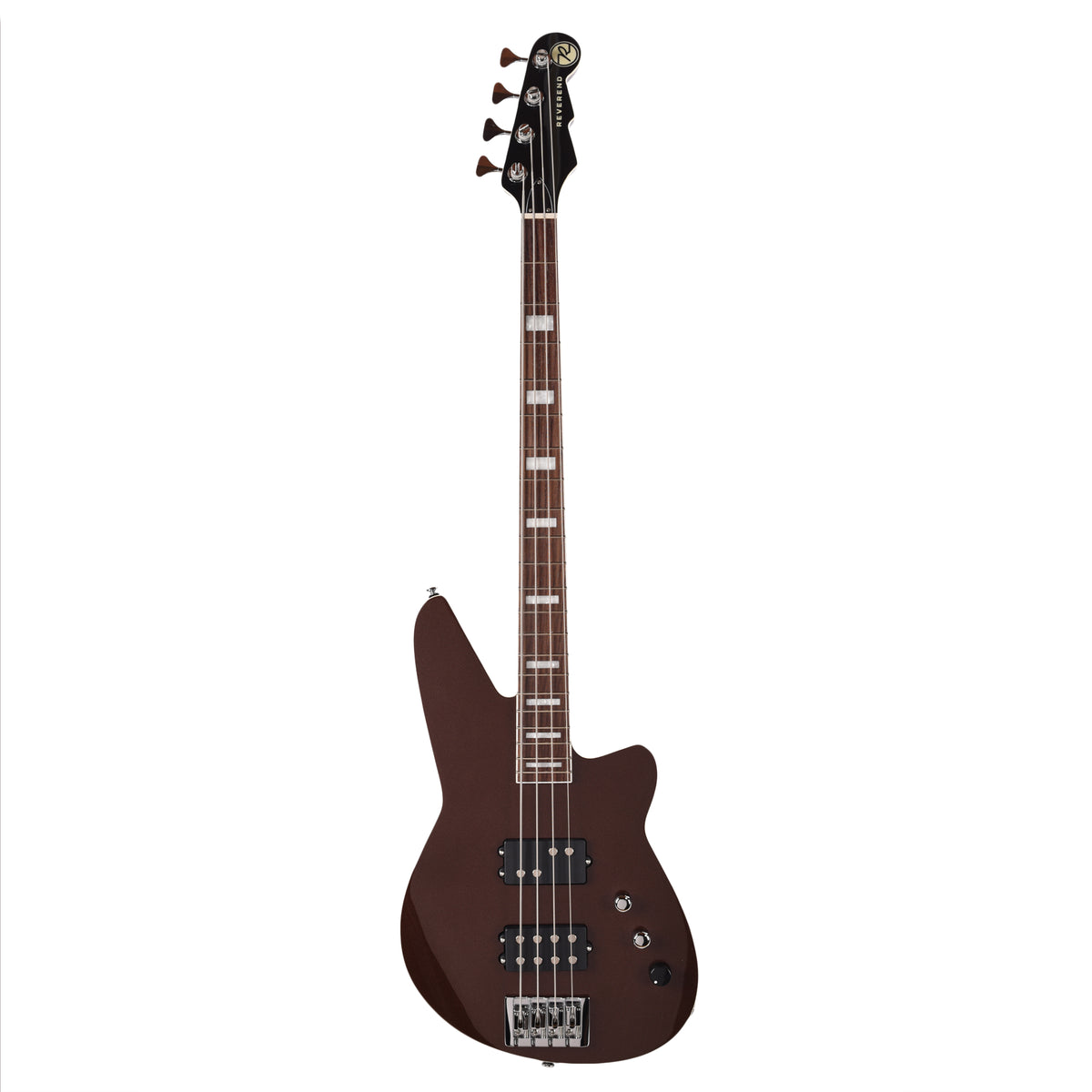 Reverend Thundergun Special Bass Metallic Bordeaux Bass Guitars
