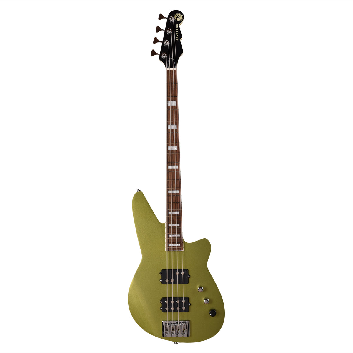 Reverend Thundergun Special Bass Metallic Limeade Bass Guitars
