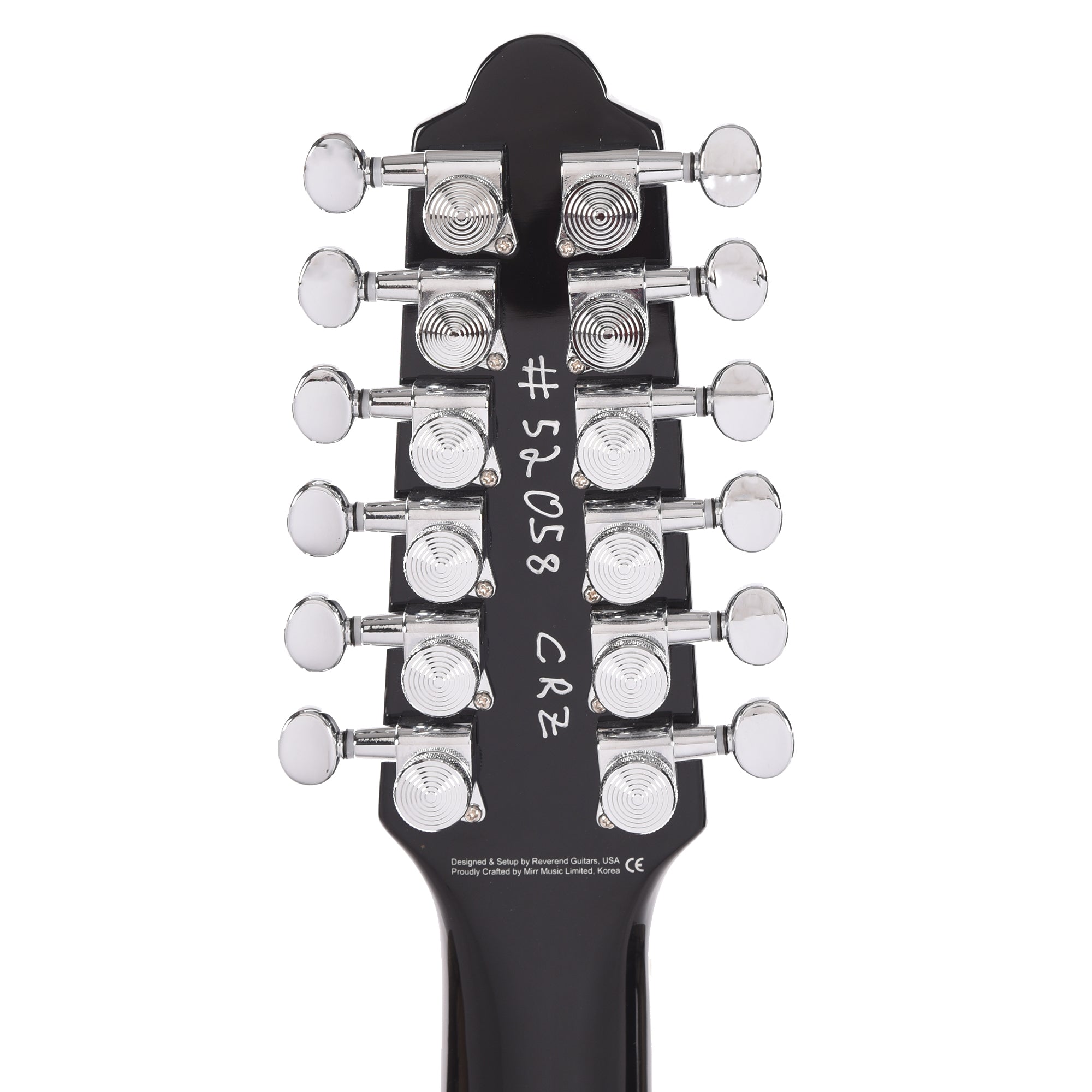 Reverend Airwave 12 Midnight Black Electric Guitars / 12-String