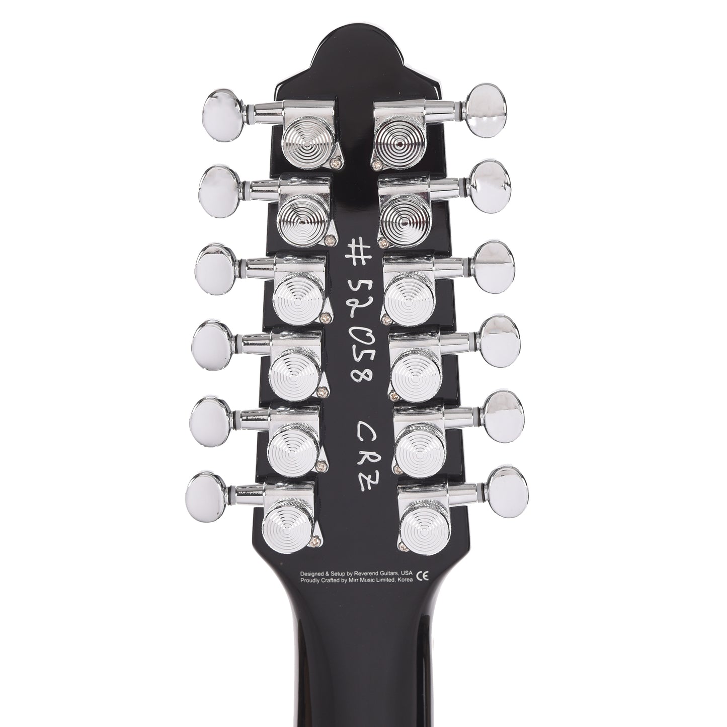 Reverend Airwave 12 Midnight Black Electric Guitars / 12-String