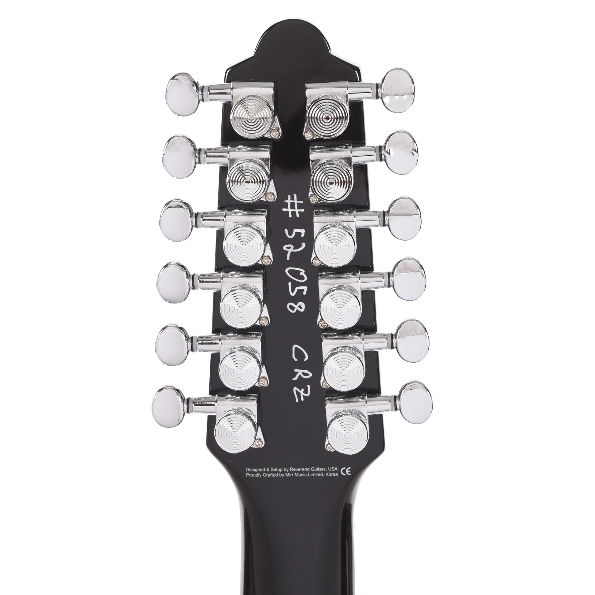 Reverend Airwave 12 Midnight Black Electric Guitars / 12-String