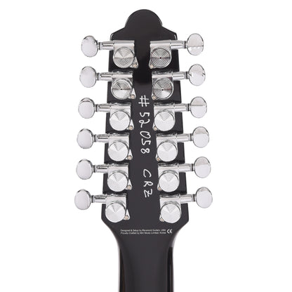 Reverend Airwave 12 Midnight Black Electric Guitars / 12-String
