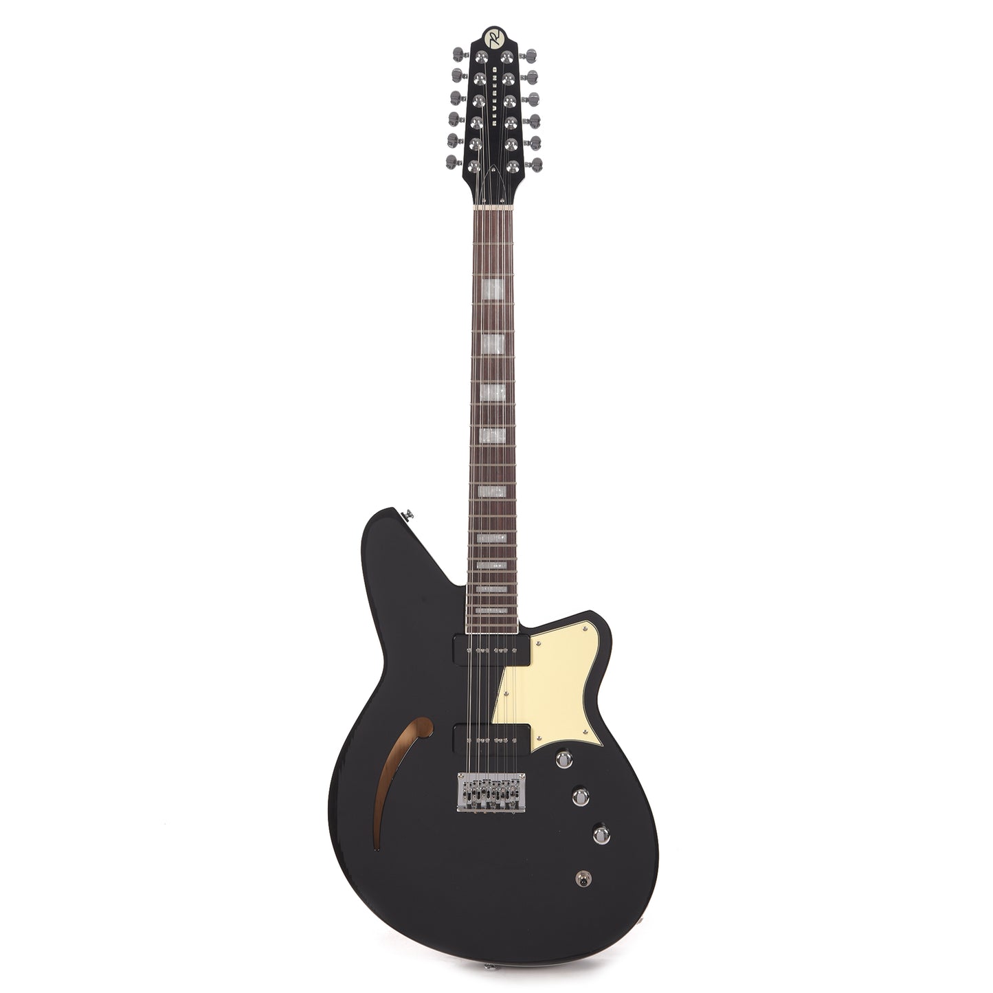 Reverend Airwave 12 Midnight Black Electric Guitars / 12-String