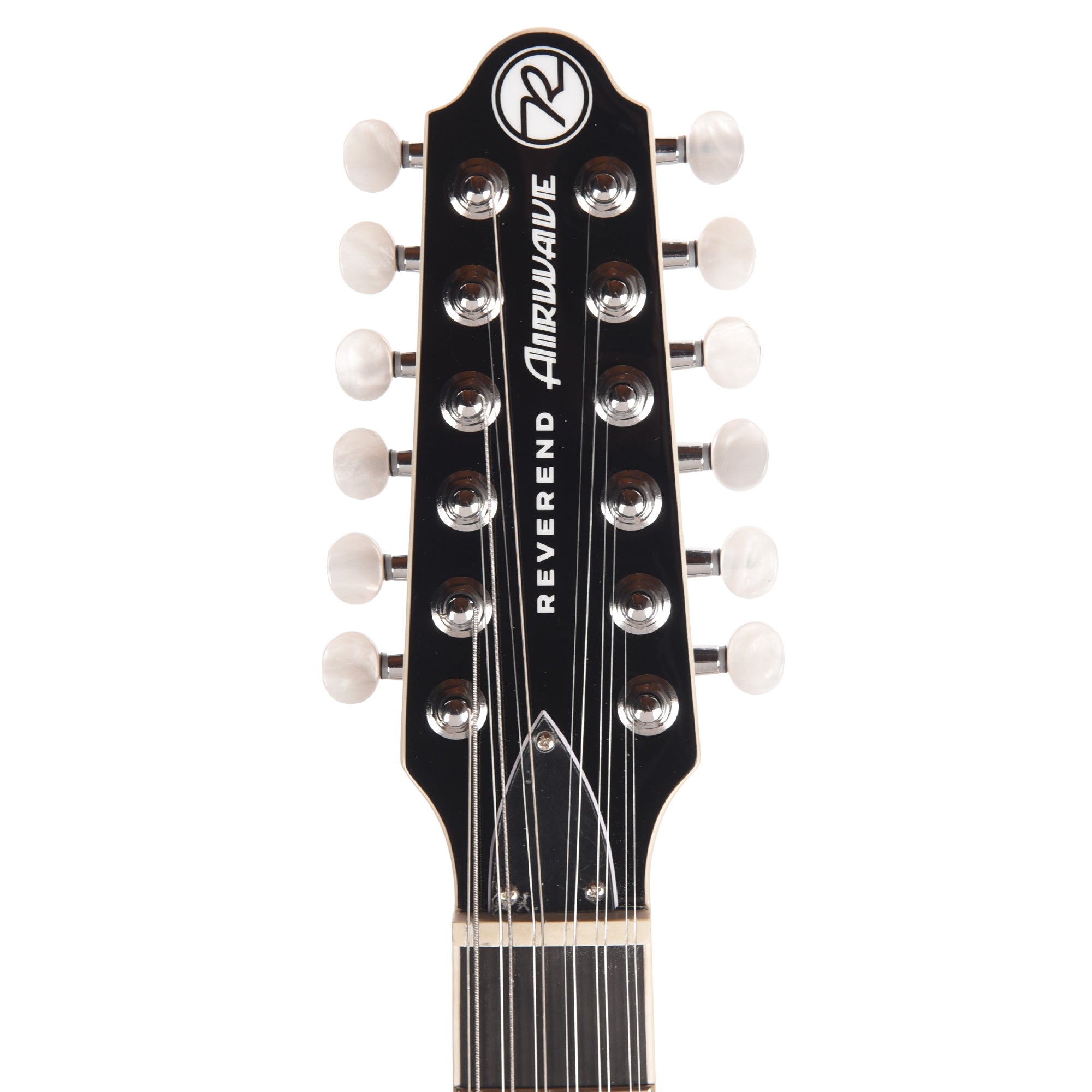 Reverend Airwave 12-String Electric Guitar Black Sparkle Electric Guitars