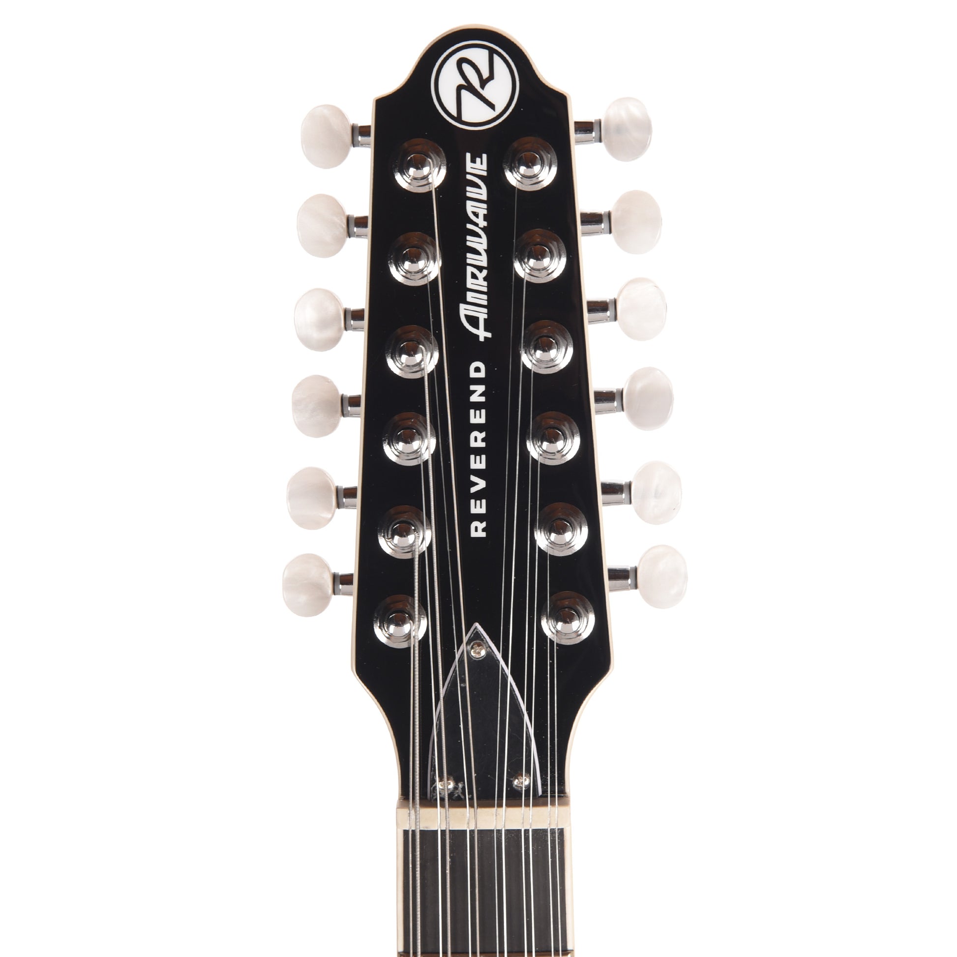 Reverend Airwave 12-String Electric Guitar Black Sparkle Electric Guitars
