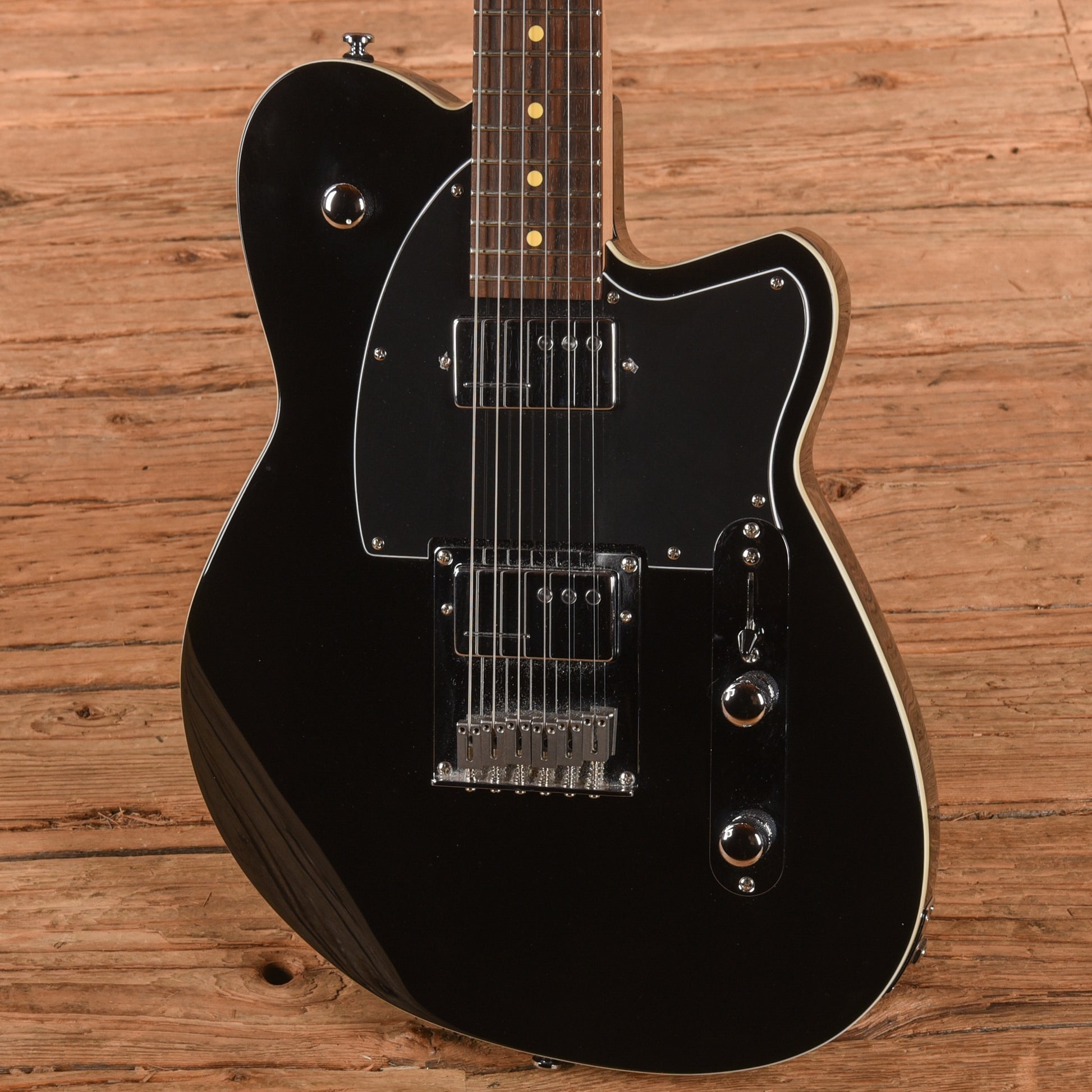 Reverend Charger HH Black Electric Guitars