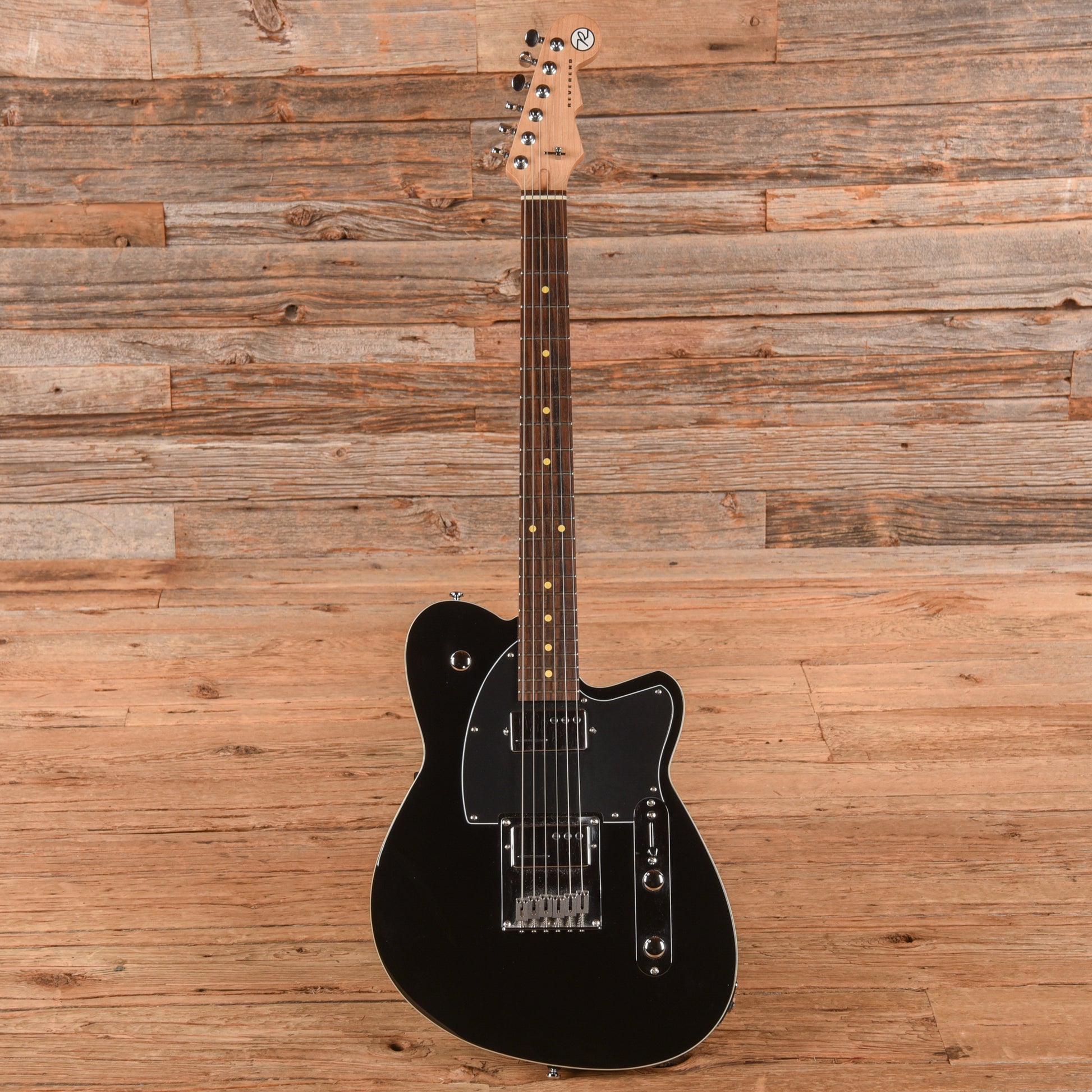Reverend Charger HH Black Electric Guitars