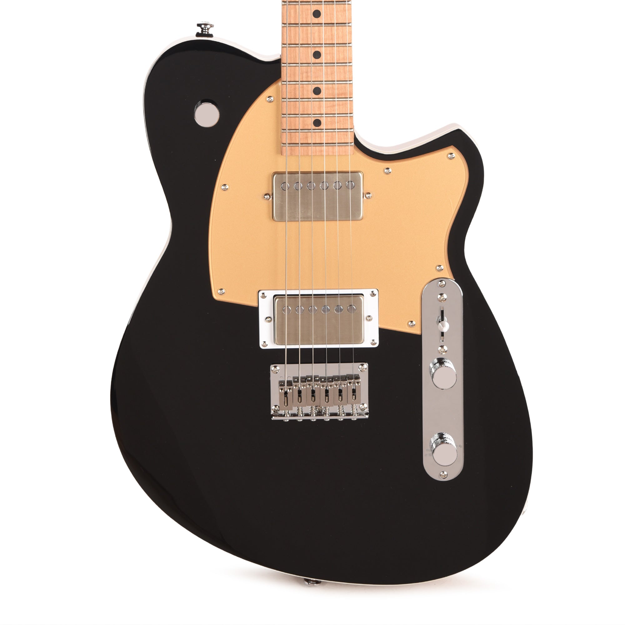 Reverend Charger HH Electric Guitar Midnight Black Electric Guitars