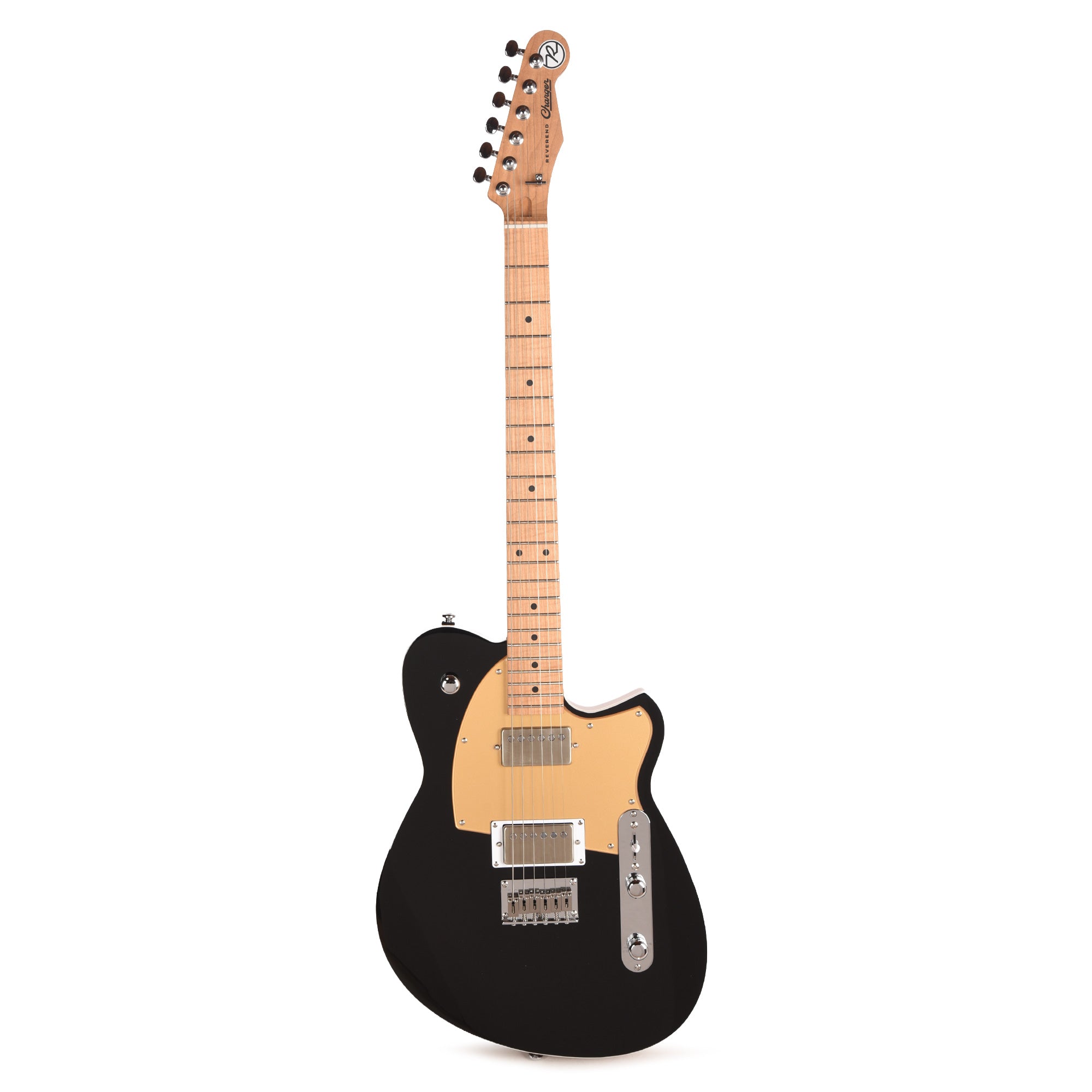 Reverend Charger HH Electric Guitar Midnight Black Electric Guitars