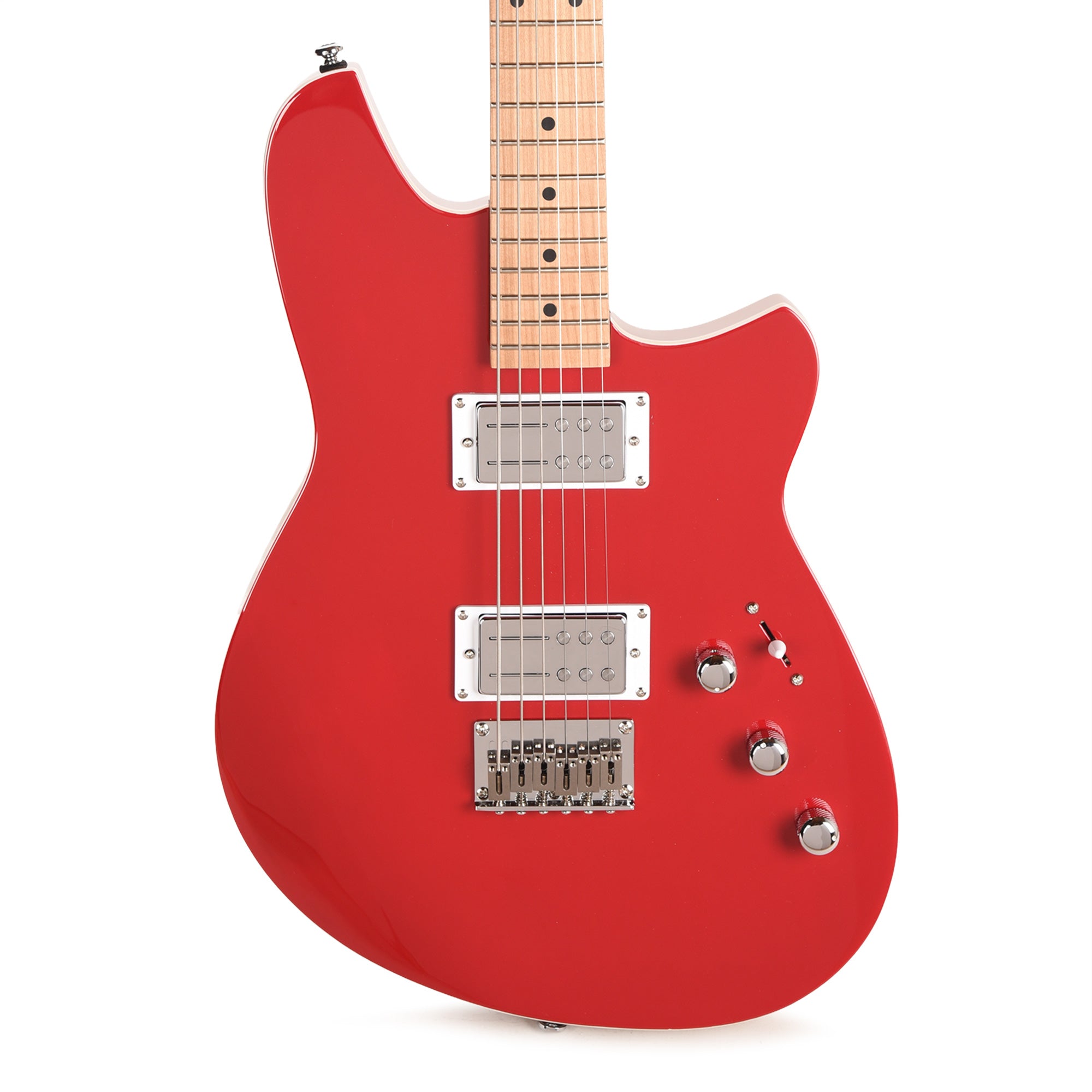 Reverend Descent Baritone Electric Guitar Metallic Cherry Electric Guitars