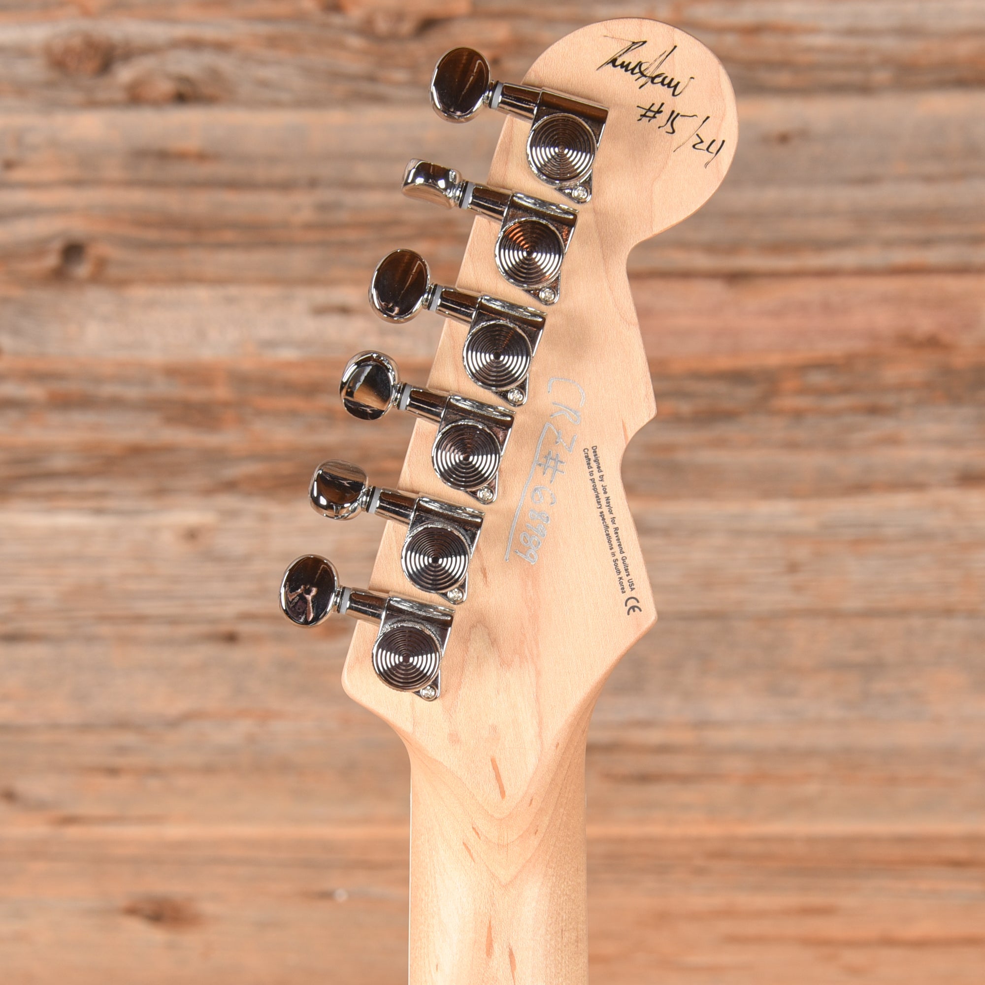 Reverend Ken's Special Midnight Black Electric Guitar Electric Guitars