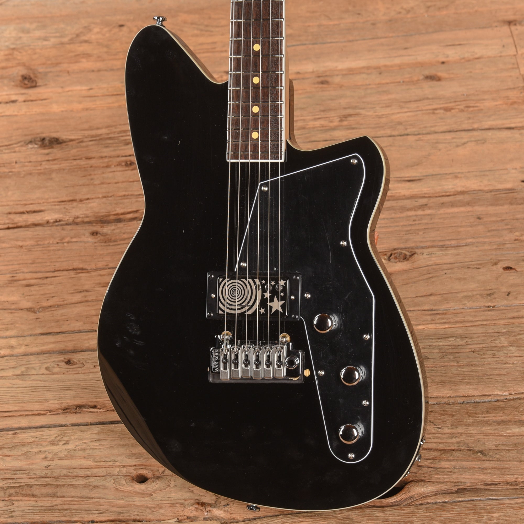 Reverend Ken's Special Midnight Black Electric Guitar Electric Guitars