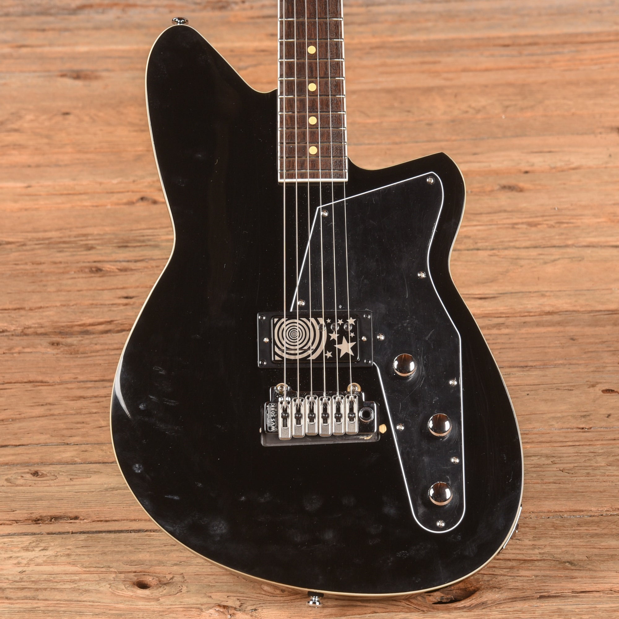Reverend Ken's Special Midnight Black Electric Guitar Electric Guitars
