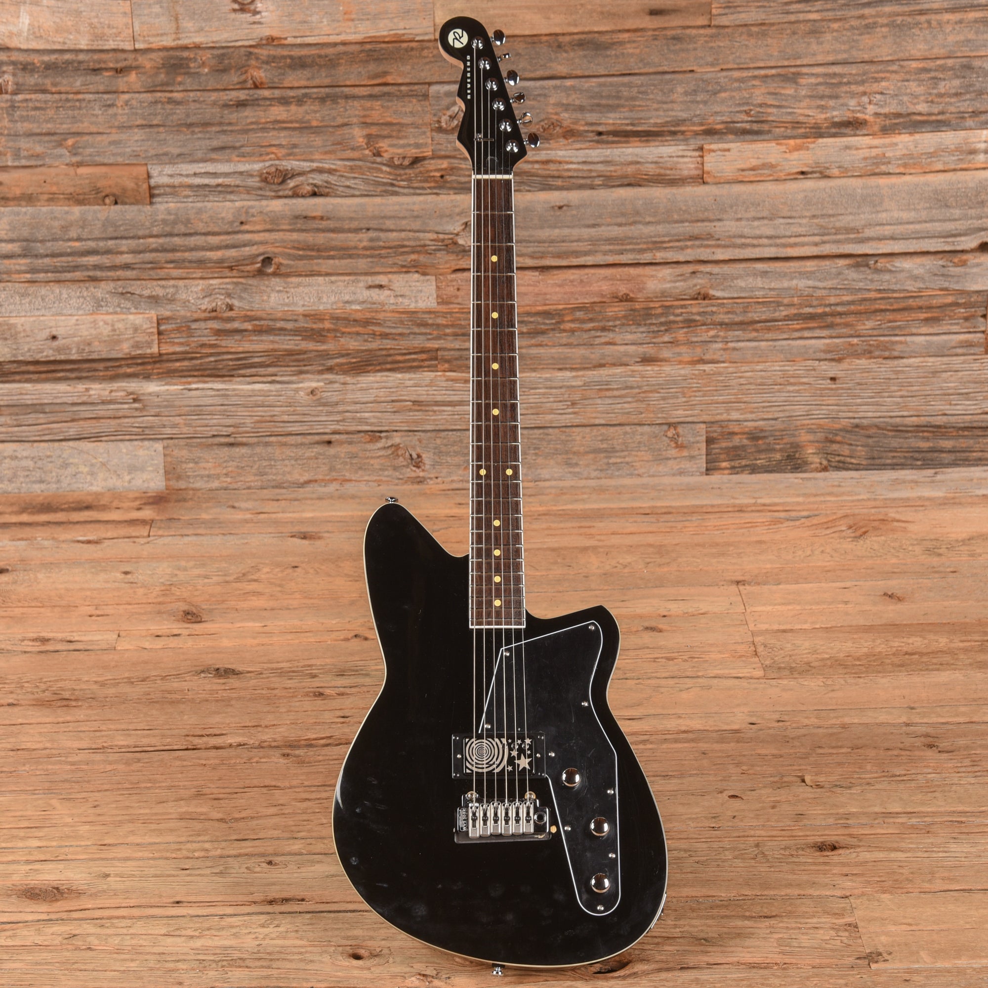 Reverend Ken's Special Midnight Black Electric Guitar Electric Guitars