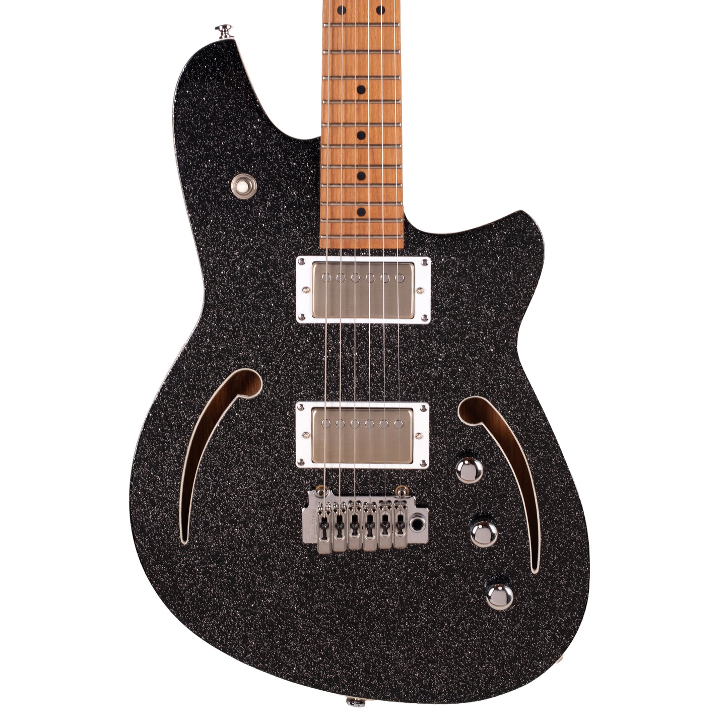 Reverend Kingbolt Air HH Electric Guitar Black Sparkle Electric Guitars