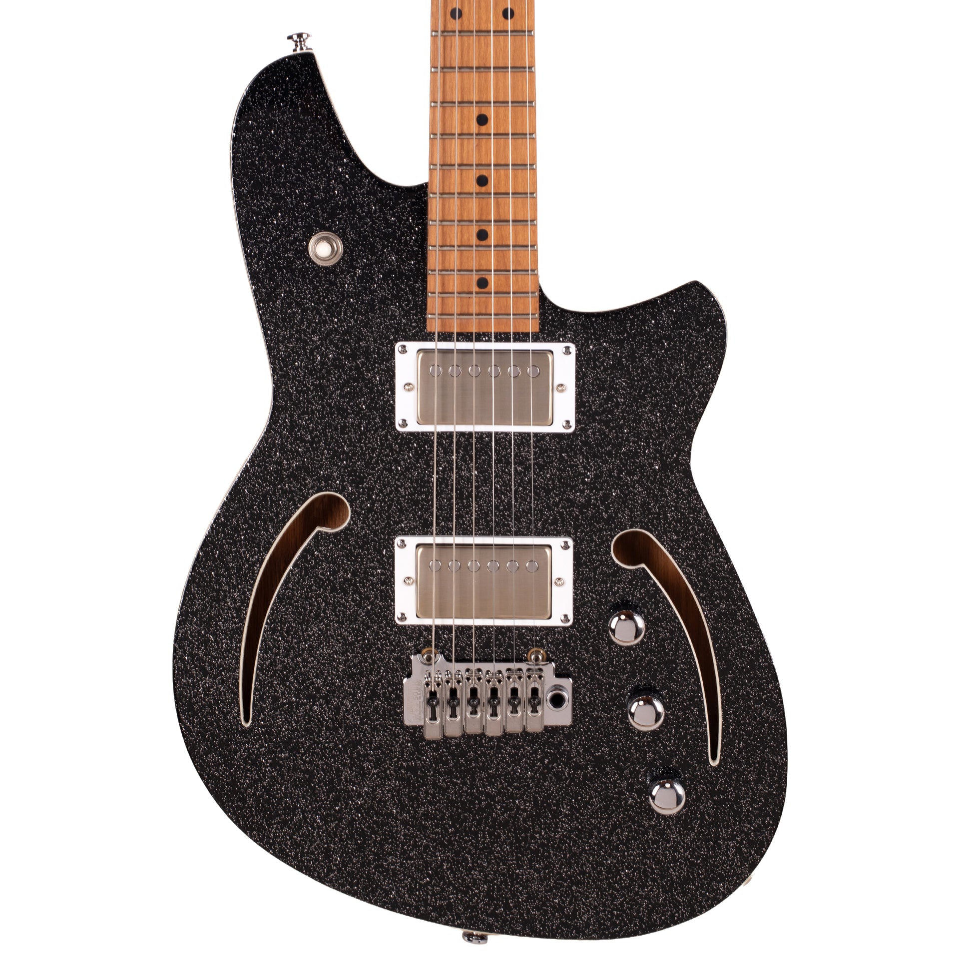 Reverend Kingbolt Air HH Electric Guitar Black Sparkle Electric Guitars