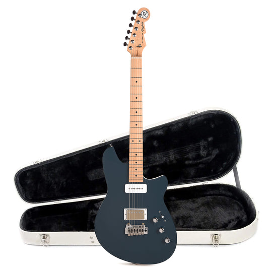 Reverend Kingbolt H90 Electric Guitar High Tide Blue and Teardrop Two Tone Case Bundle Electric Guitars