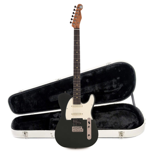 Reverend Pete Anderson Eastsider Baritone Outfield Ivy Electric Guitar and Teardrop Two Tone Case Bundle Electric Guitars