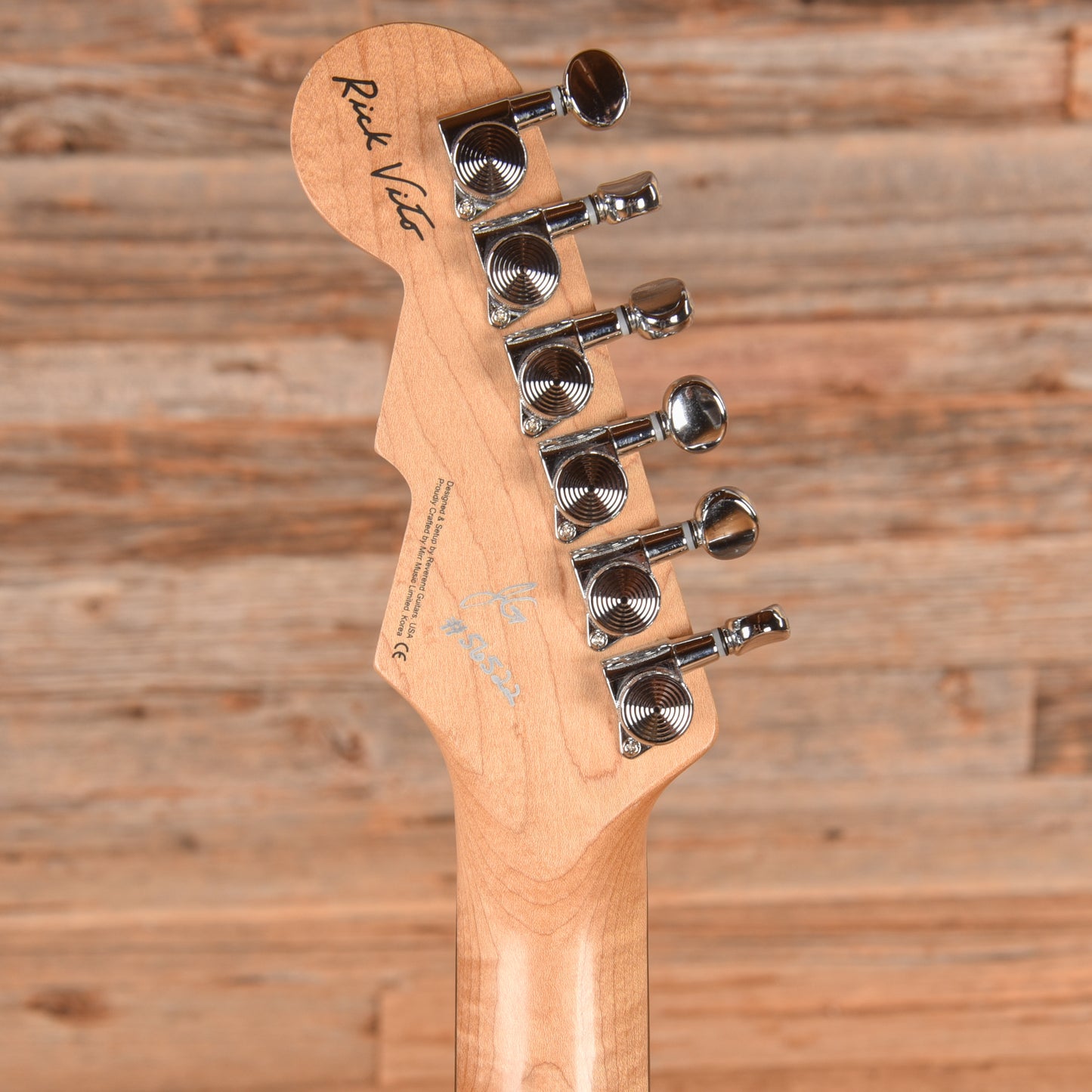 Reverend Rick Vito Soul Agent Black Electric Guitars
