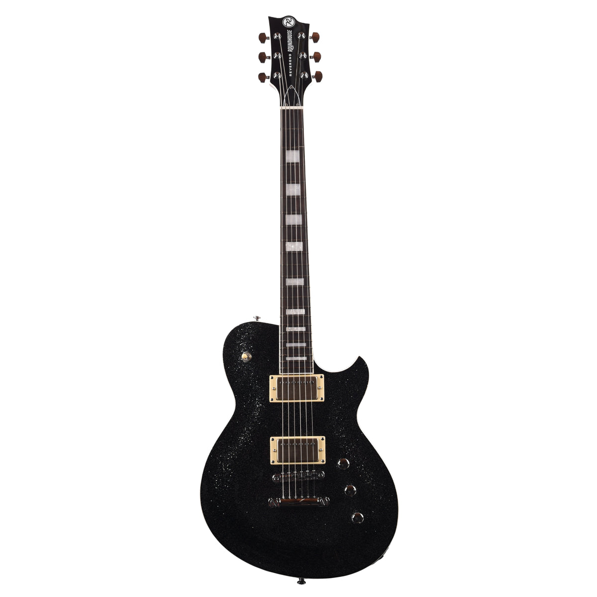 Reverend Roundhouse HH Electric Guitar Black Sparkle Electric Guitars
