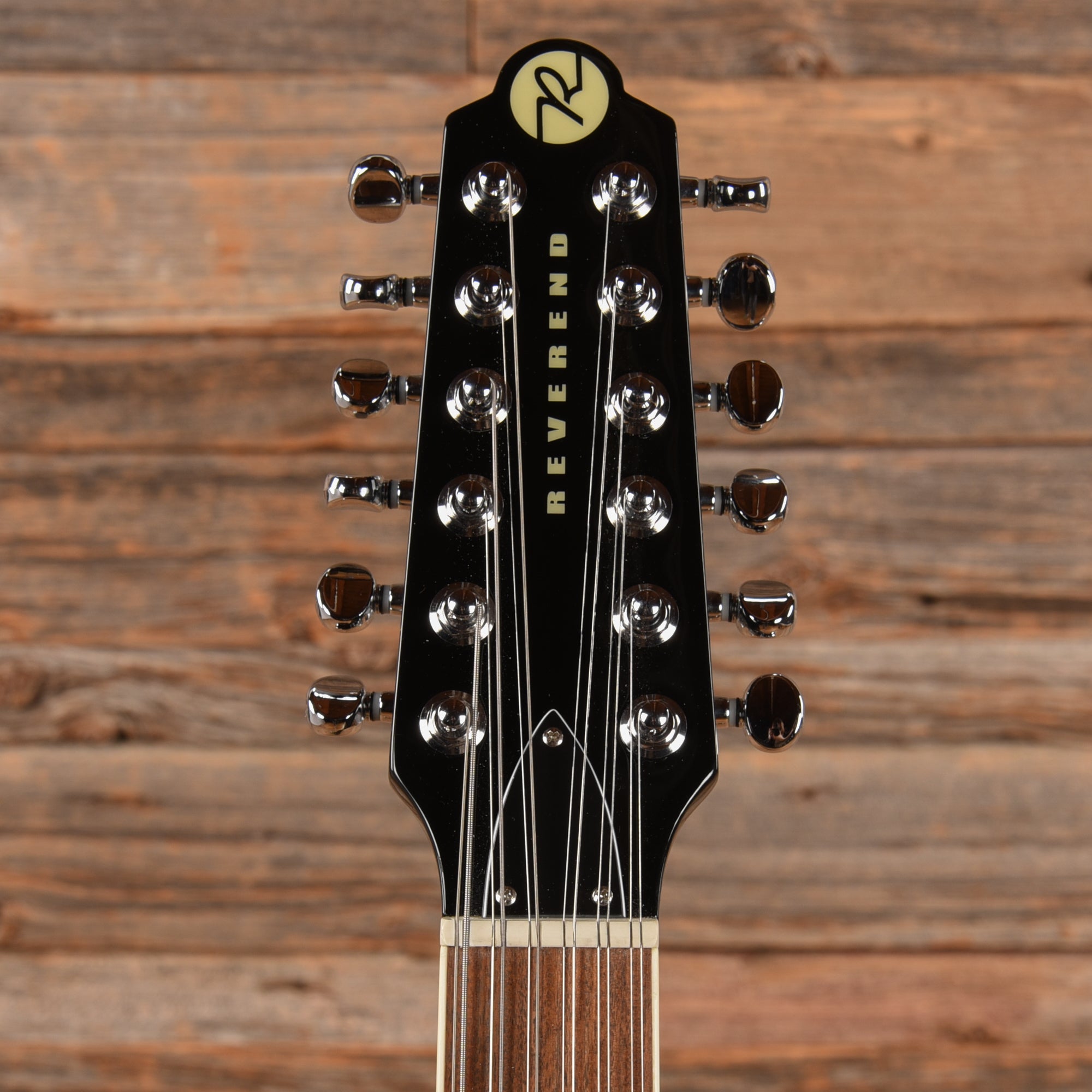 Reverend Airwave 12-String Black Electric Guitars / Semi-Hollow