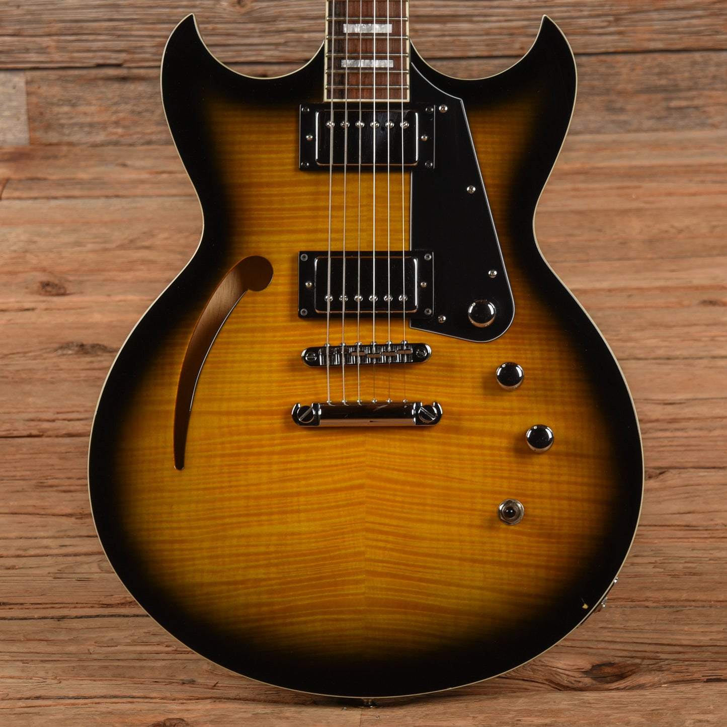 Reverend Manta Ray HB Sunburst Electric Guitars / Semi-Hollow