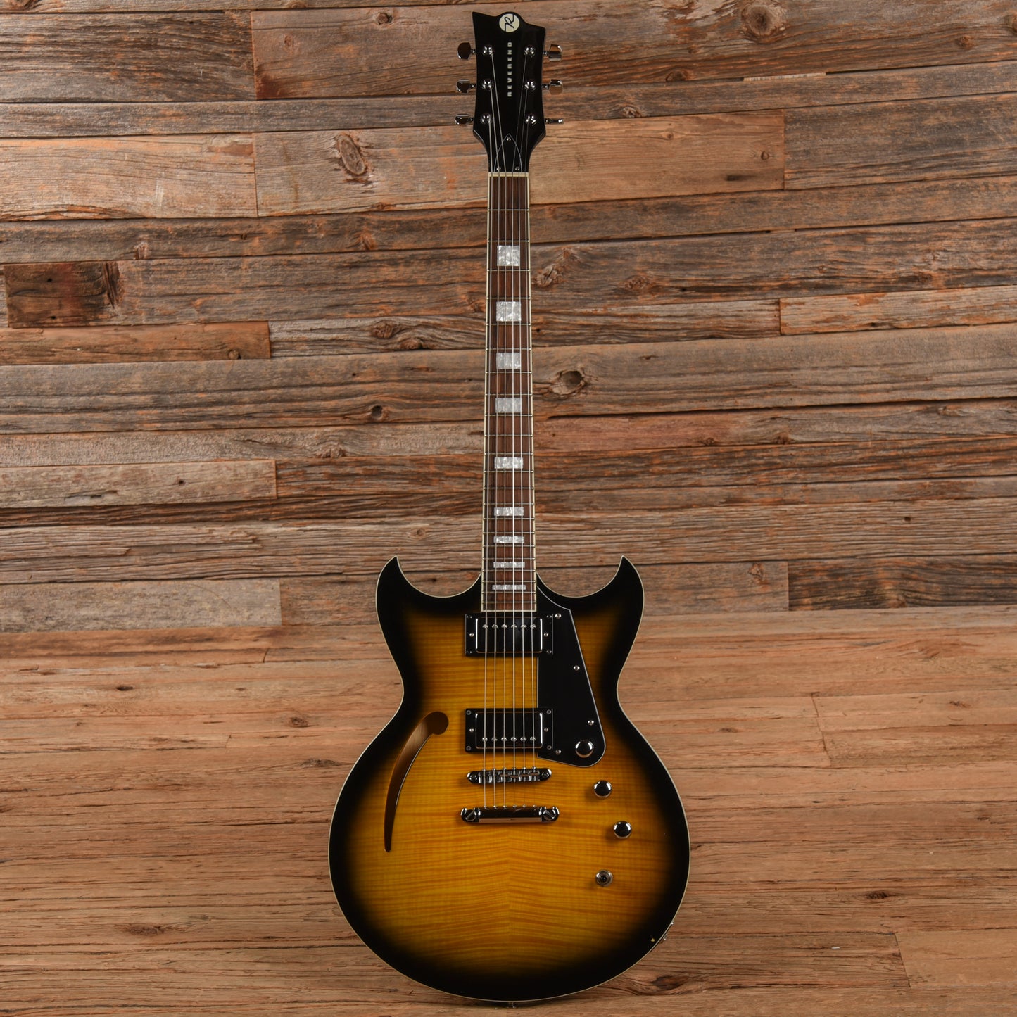 Reverend Manta Ray HB Sunburst Electric Guitars / Semi-Hollow