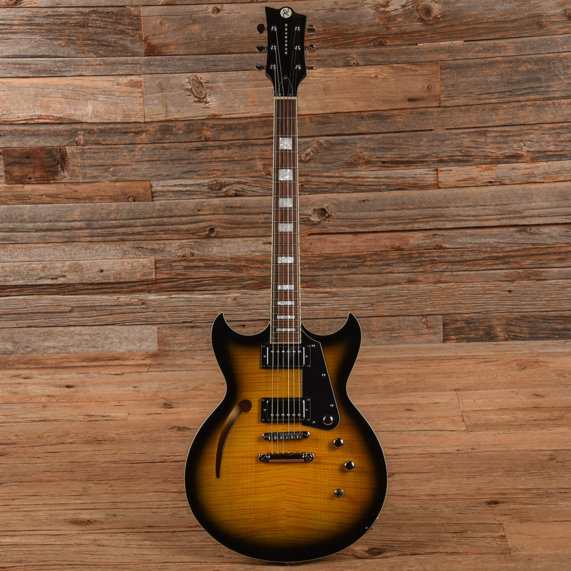 Reverend Manta Ray HB Sunburst Electric Guitars / Semi-Hollow