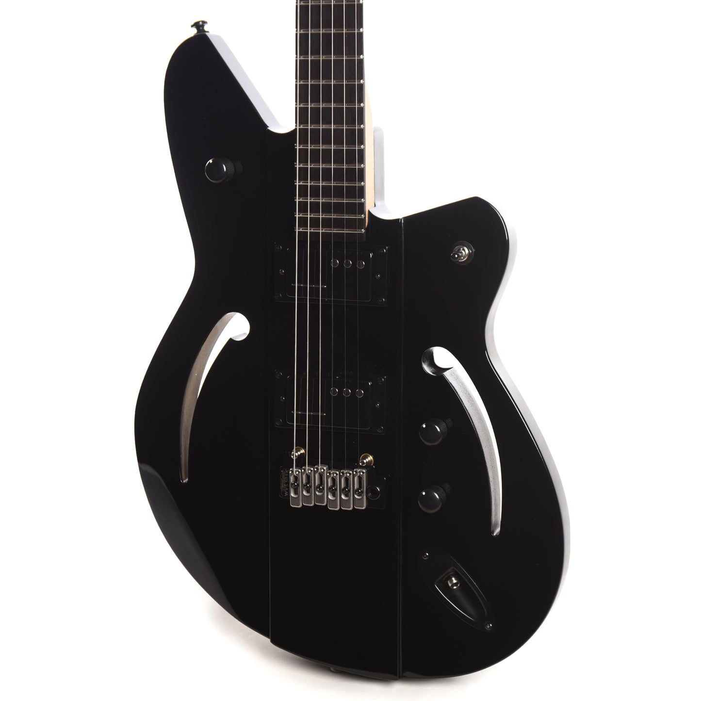 Reverend Air Sonic W Blackout Edition Electric Guitars / Solid Body