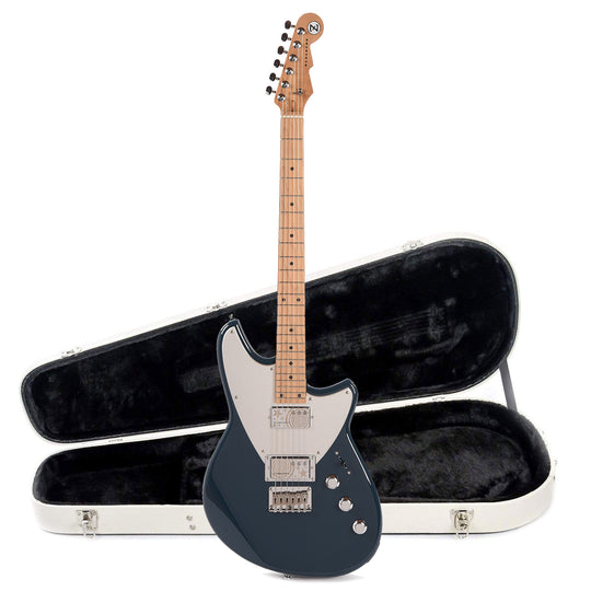 Reverend Billy Corgan Drop Z Gloss High Tide Blue Hardshell Case Bundle Electric Guitars / Solid Body