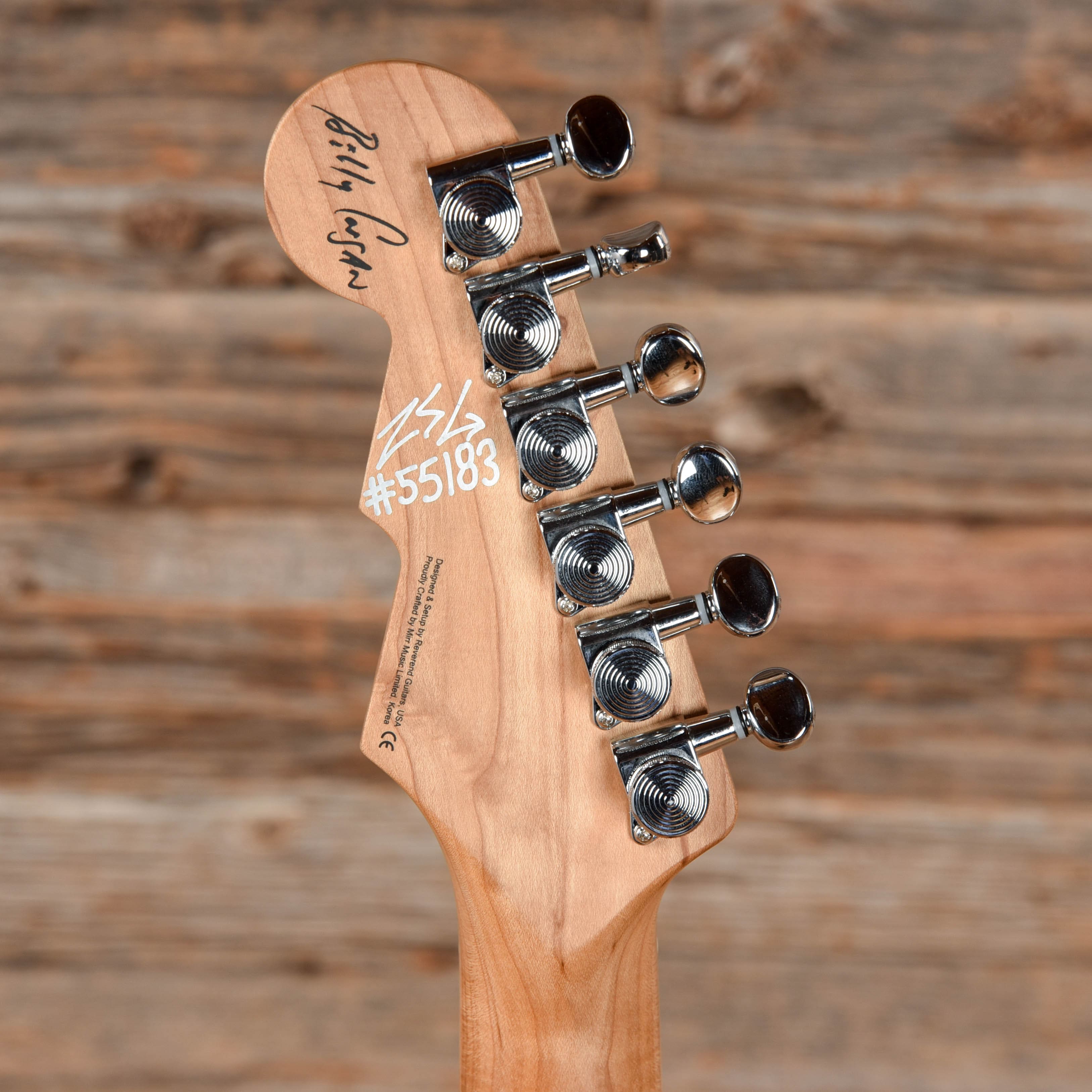 Reverend Billy Corgan Signature Z-One Black Electric Guitars / Solid Body