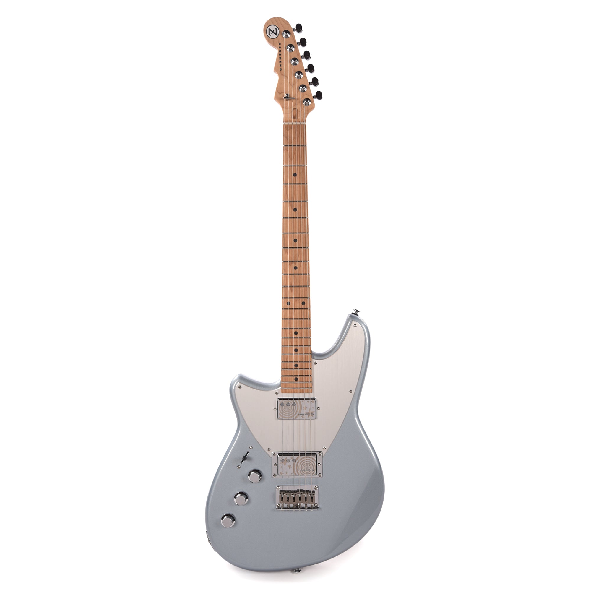 Reverend Billy Corgan Signature Z-One Metallic Silver Freeze LEFTY Electric Guitars / Solid Body
