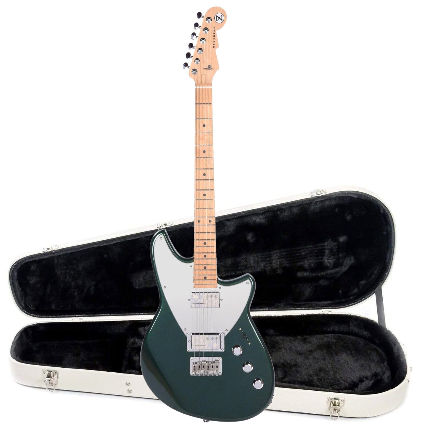 Reverend Billy Corgan Signature Z-One Outfield Ivy Hardshell Case Bundle Electric Guitars / Solid Body