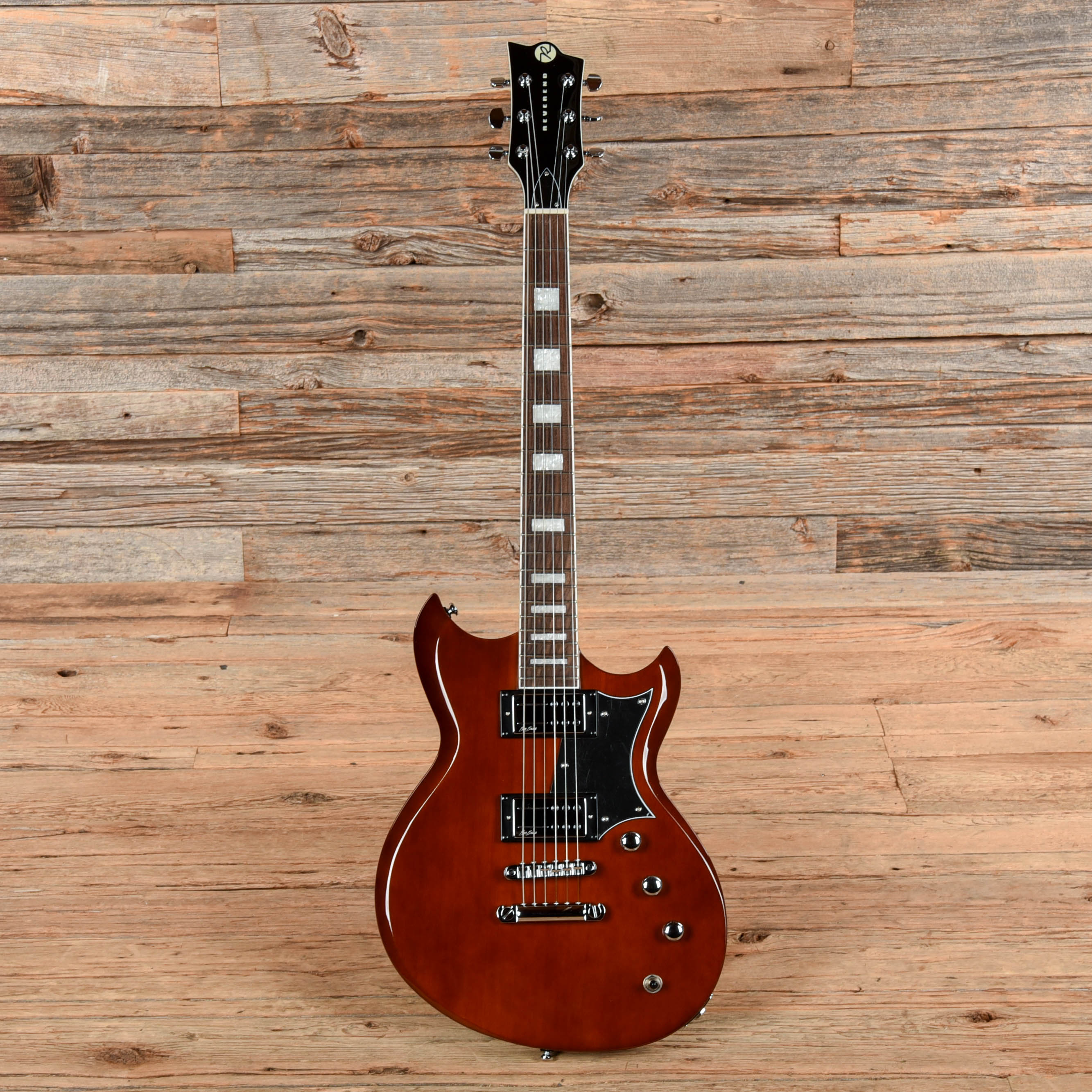 Reverend Bob Balch Signature Violin Brown Electric Guitars / Solid Body
