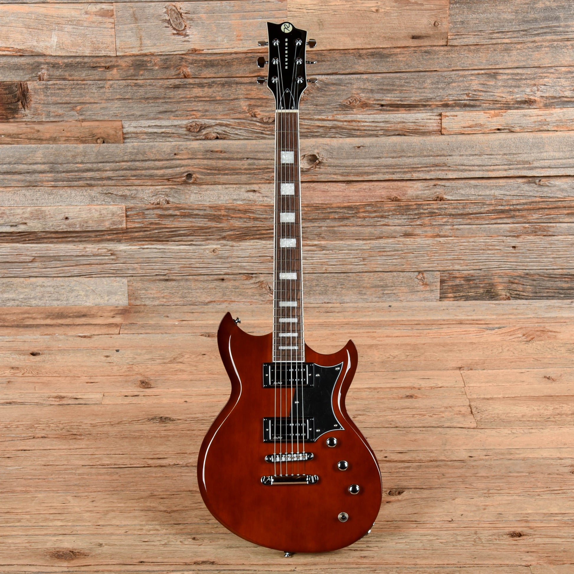 Reverend Bob Balch Signature Violin Brown Electric Guitars / Solid Body