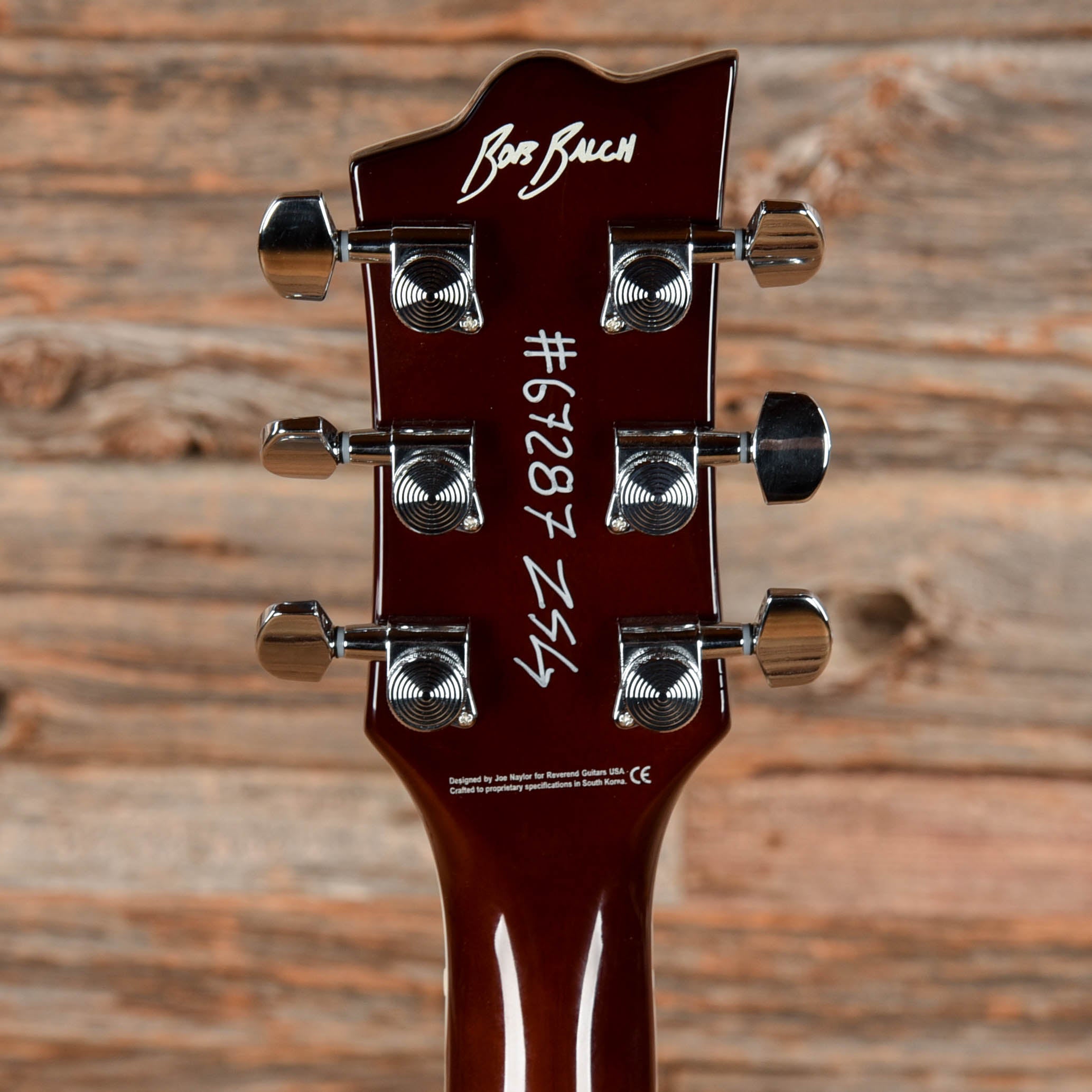 Reverend Bob Balch Signature Violin Brown Electric Guitars / Solid Body