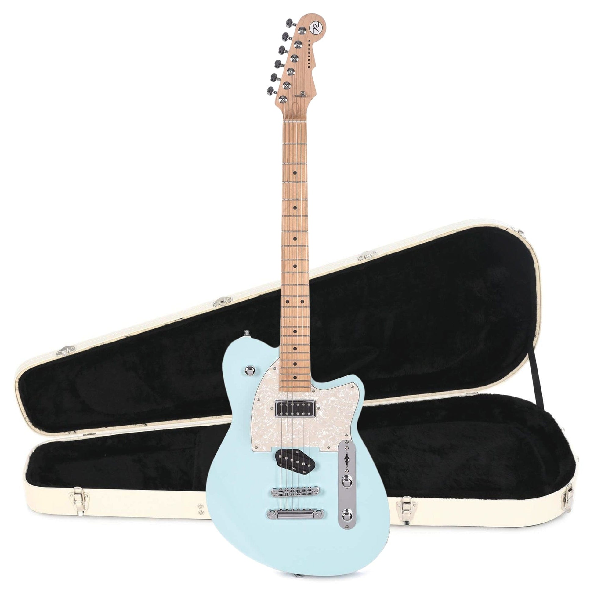 Reverend Buckshot Chronic Blue Hardshell Case Bundle Electric Guitars / Solid Body