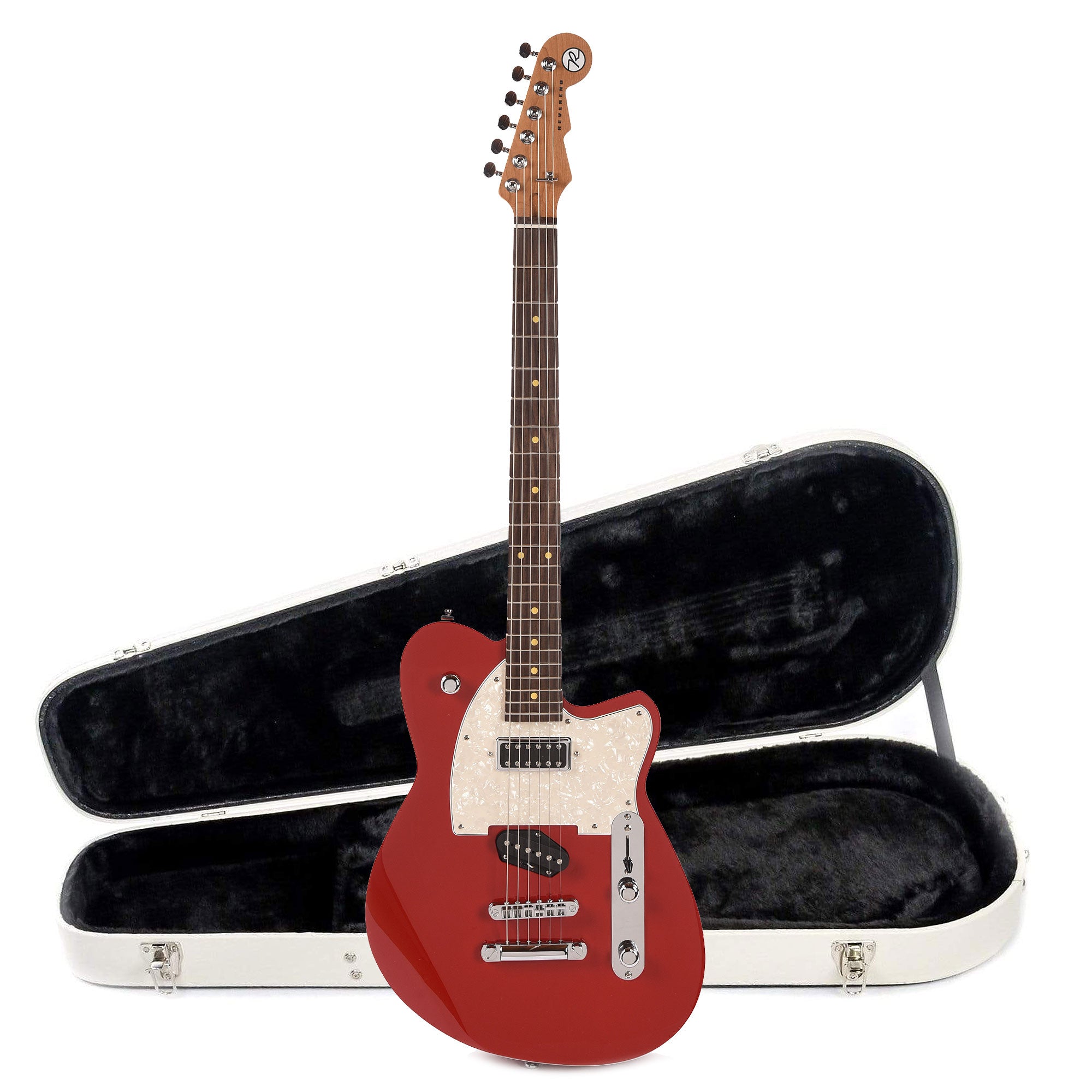 Reverend Buckshot Party Red Hardshell Case Bundle Electric Guitars / Solid Body